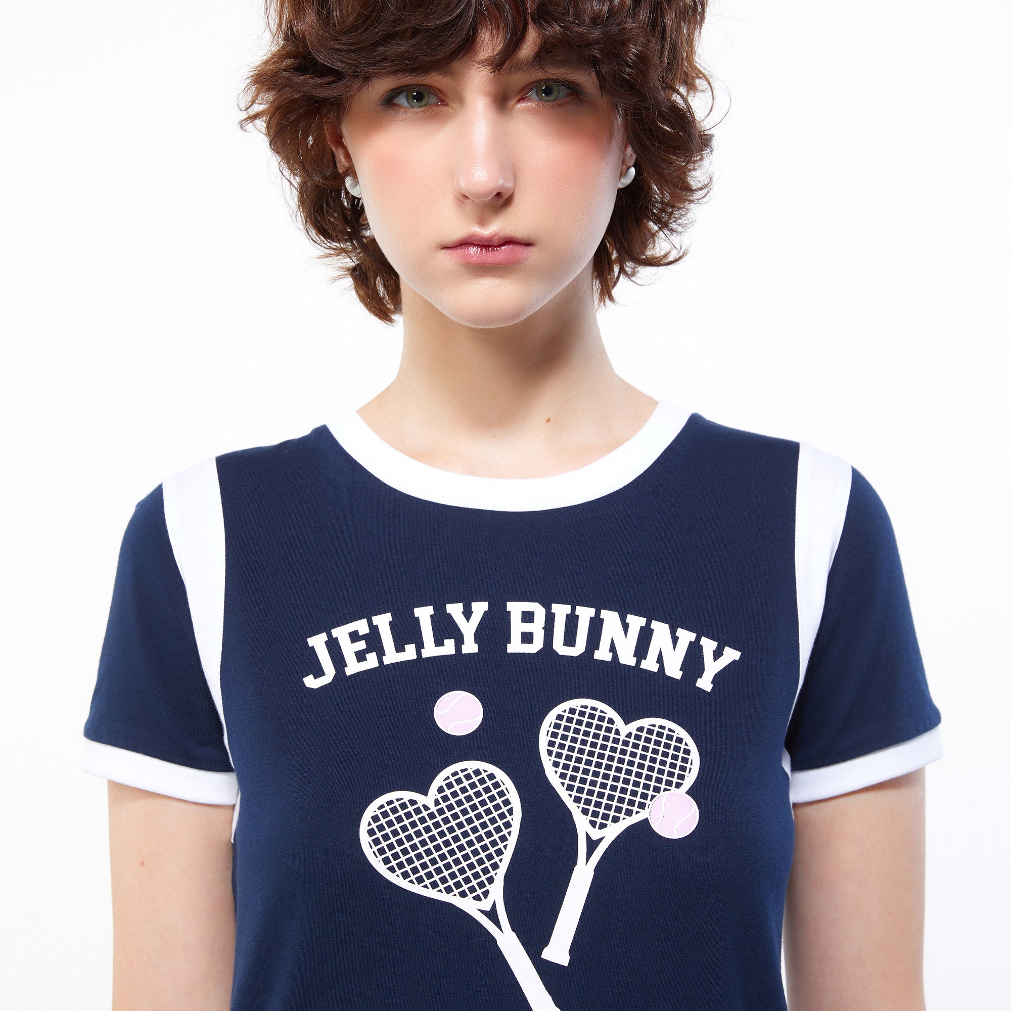 Tennis Love Varsity Tee Navy