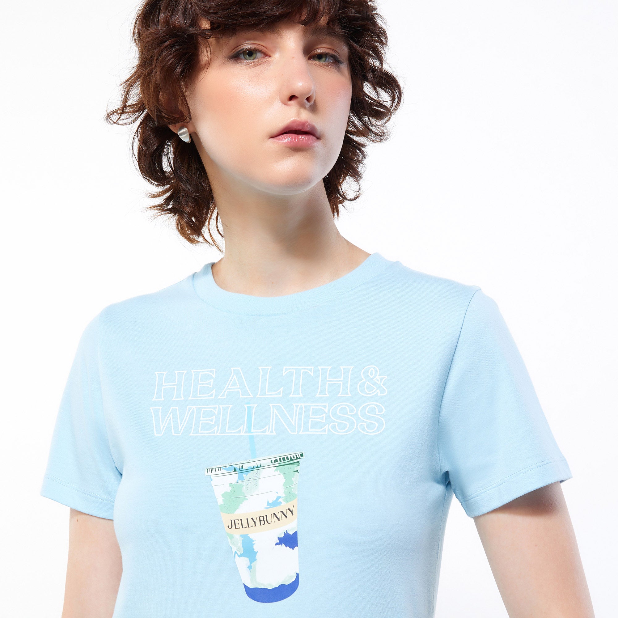 Health & Wellness Graphic Tee Blue