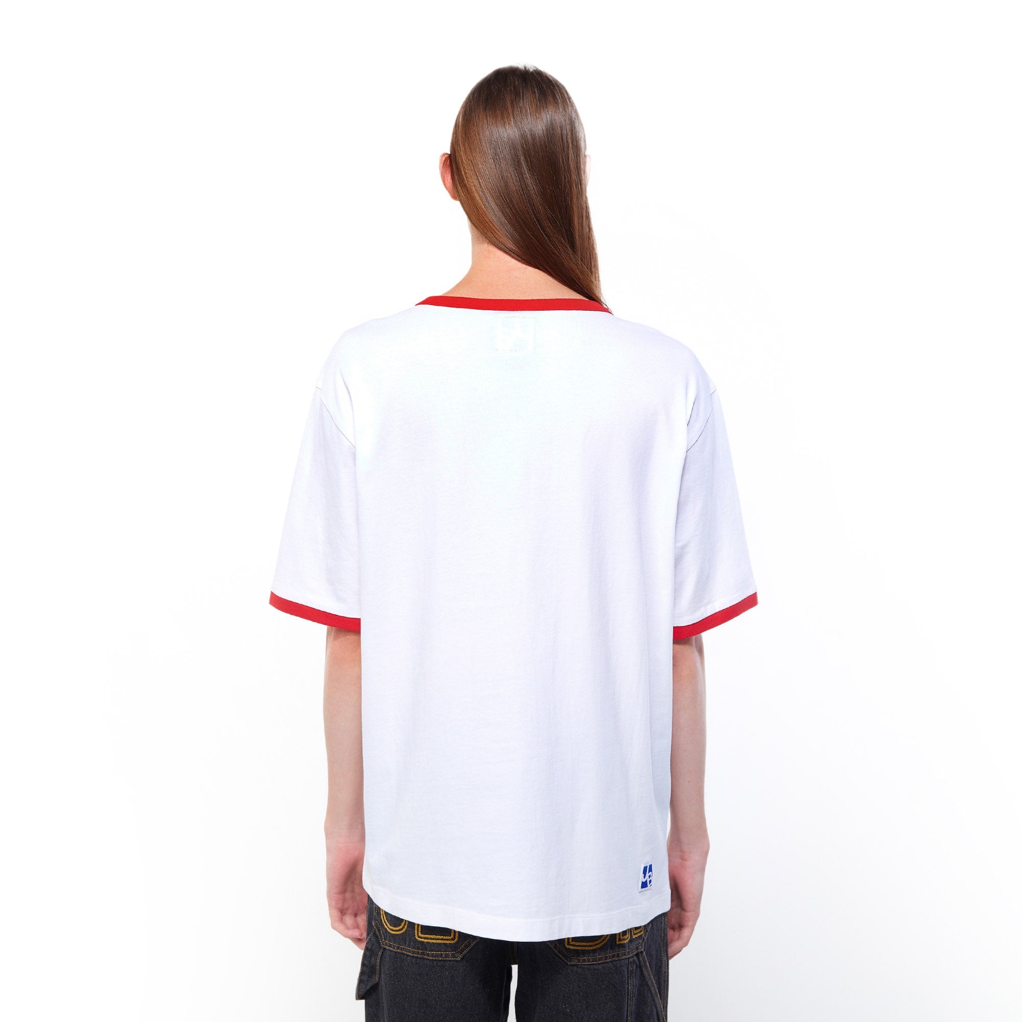 Living Stars Ringer T-Shirt White