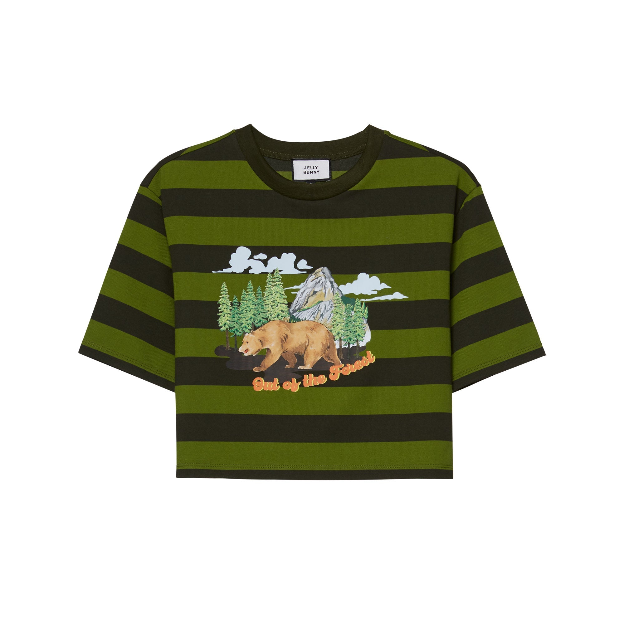 Out Of The Forest Cropped Tee Multi Color