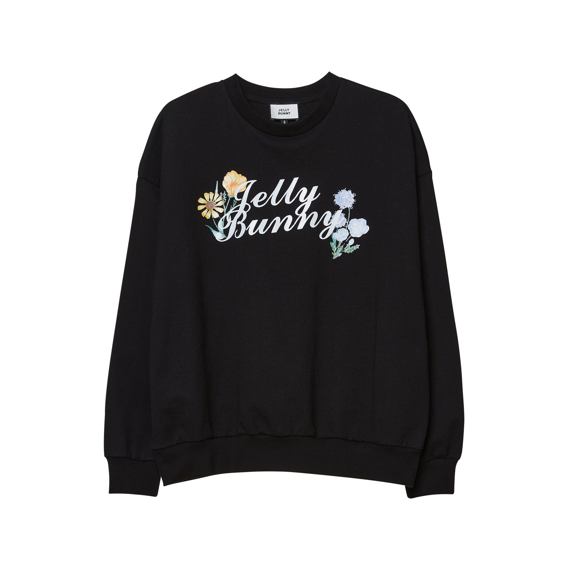 Jelly Bunny Bloom Pullover Black