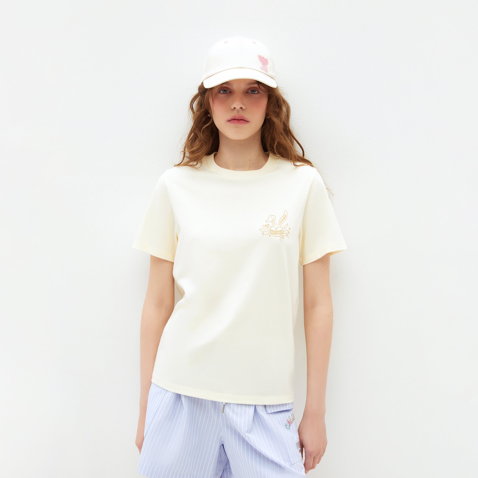 Jb Jeremy Relaxed-Fit T-Shirt Cream