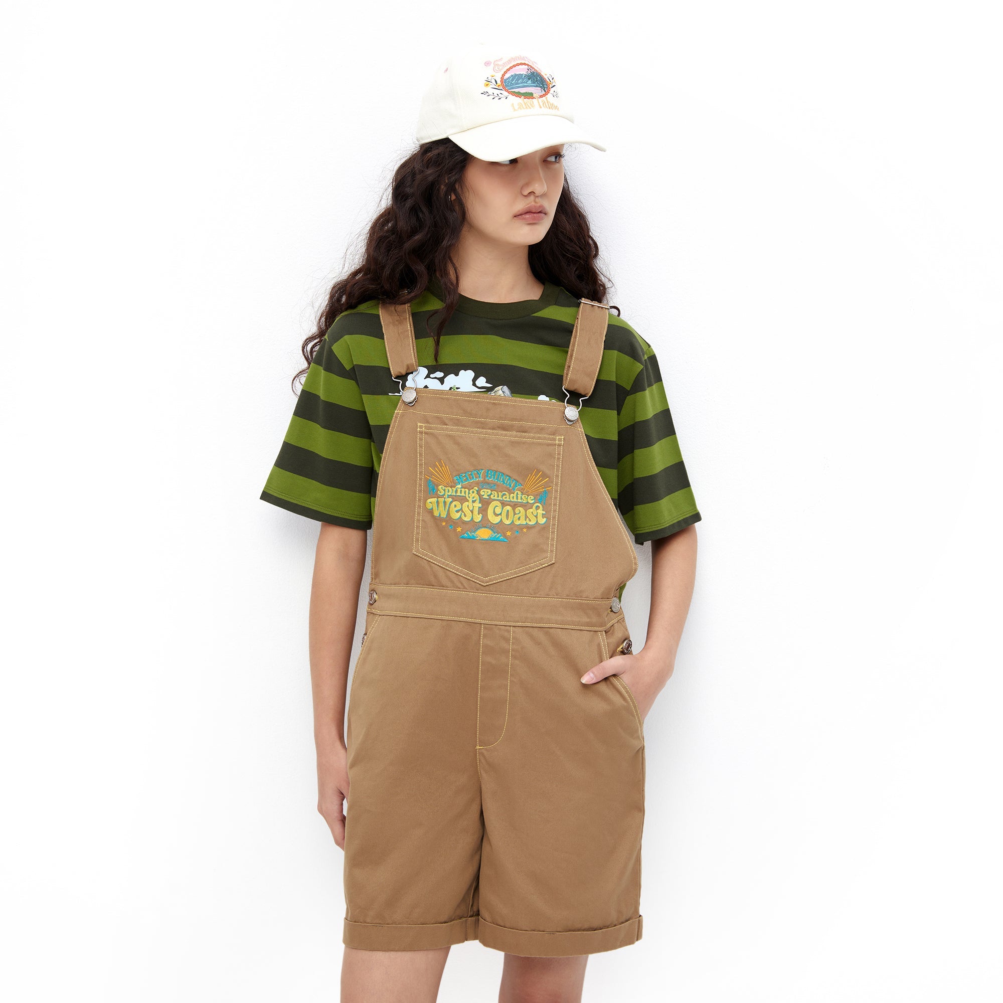 Spring Paradise Workwear Overall Green