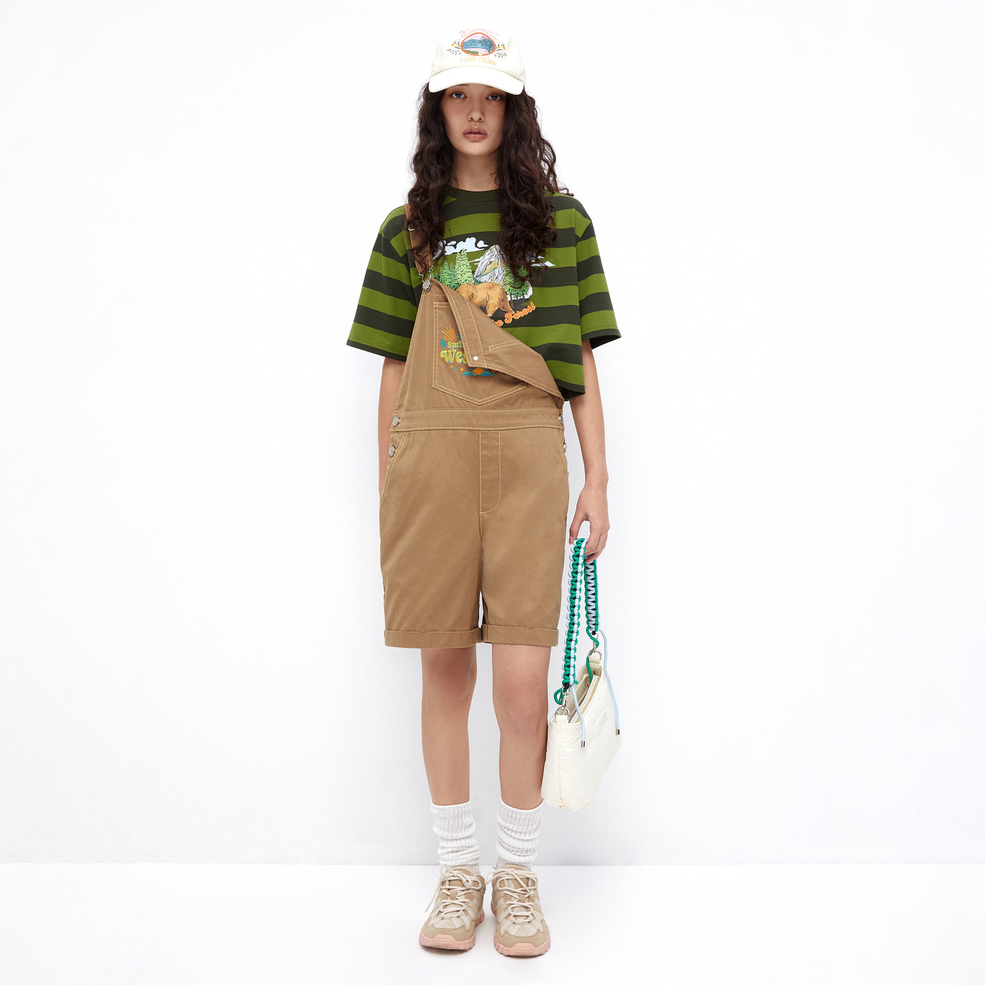 Spring Paradise Workwear Overall Green