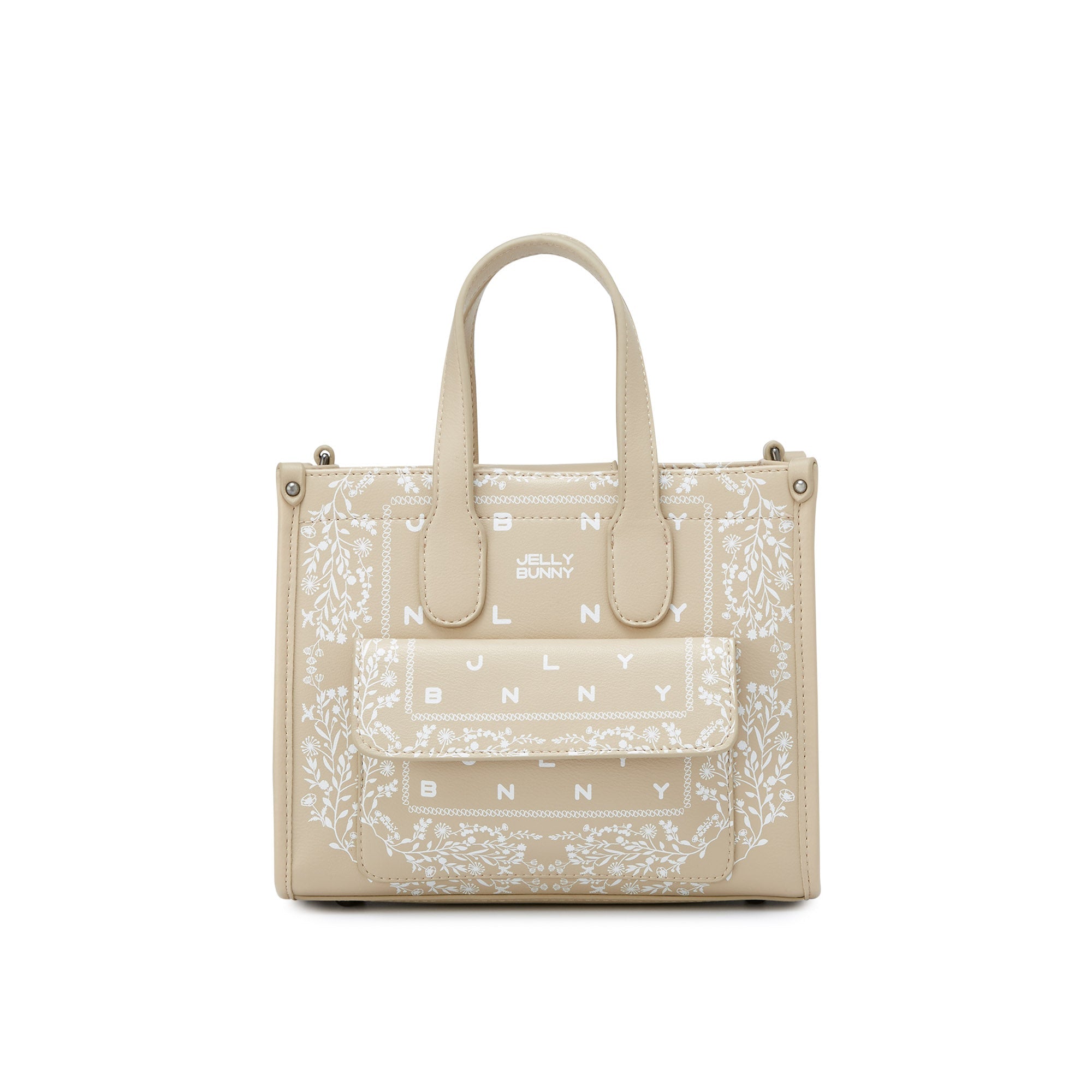 Banna Tote Bag Printed Beige