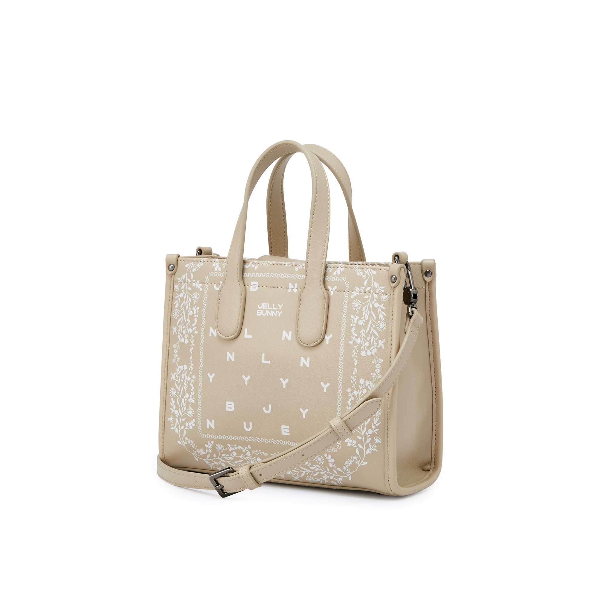 Banna Tote Bag Printed Beige