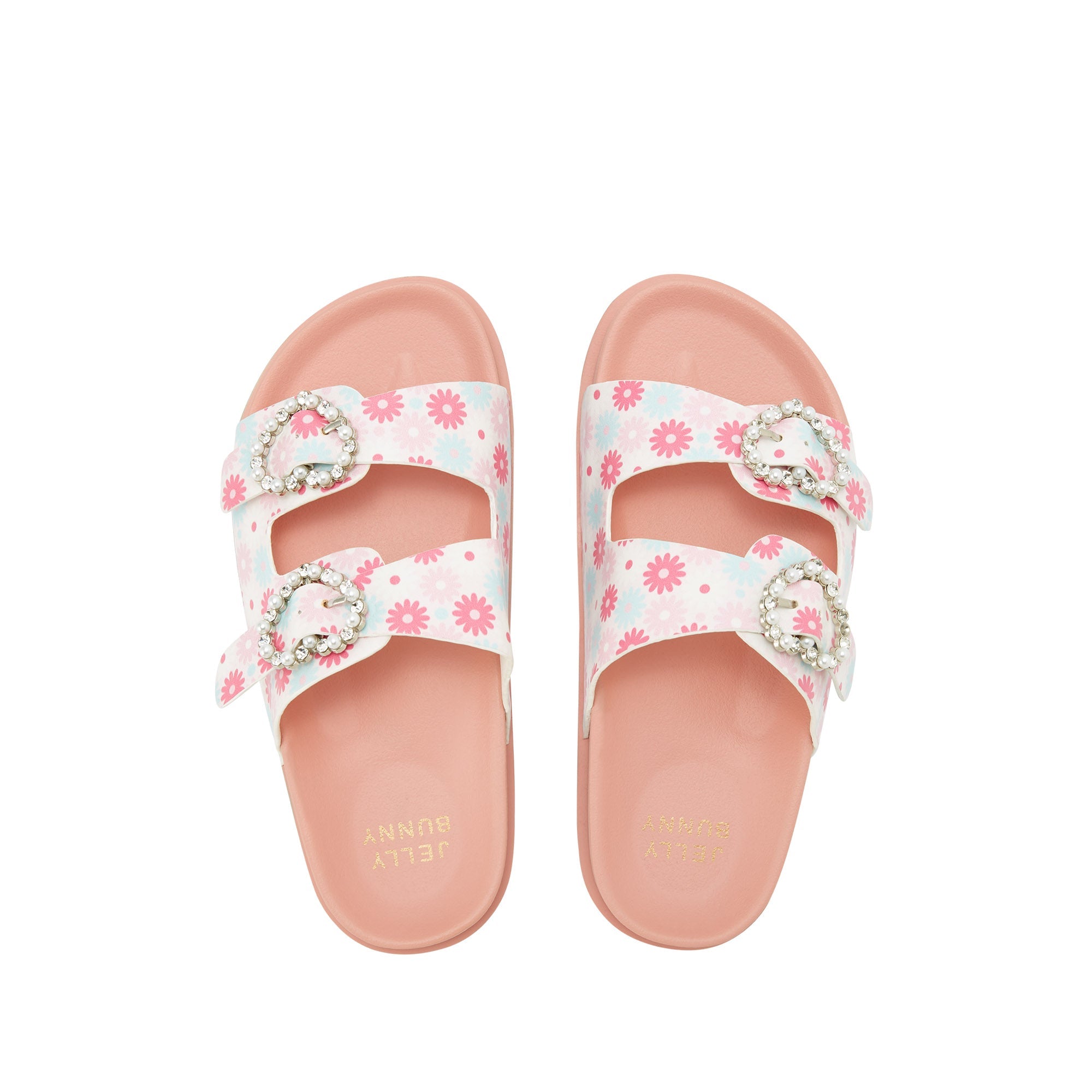 Mini Sandal Crys Heart Flat Sandals For Girls Pink