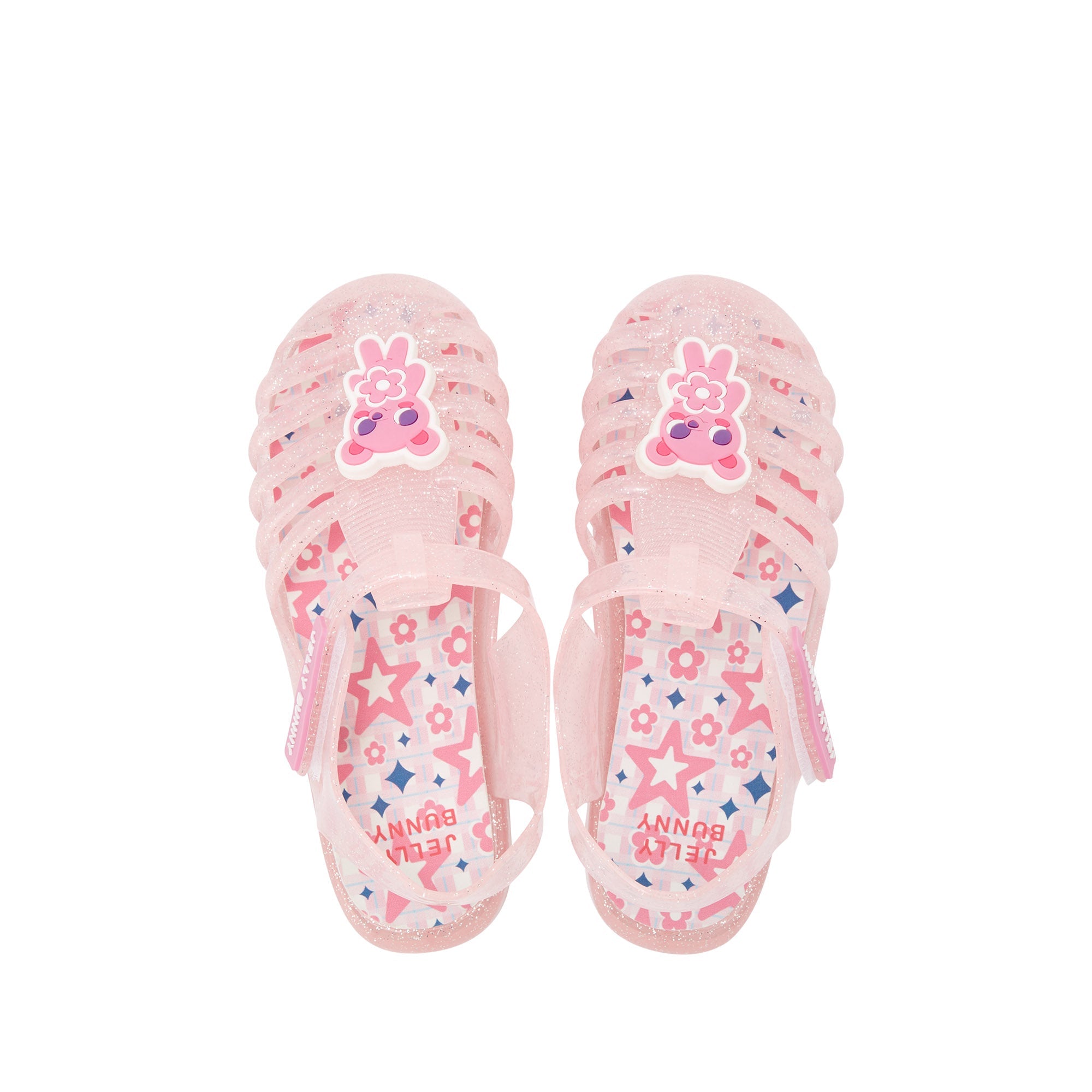 Unicorn The Star Flat Sandals For Girls Dark Pink