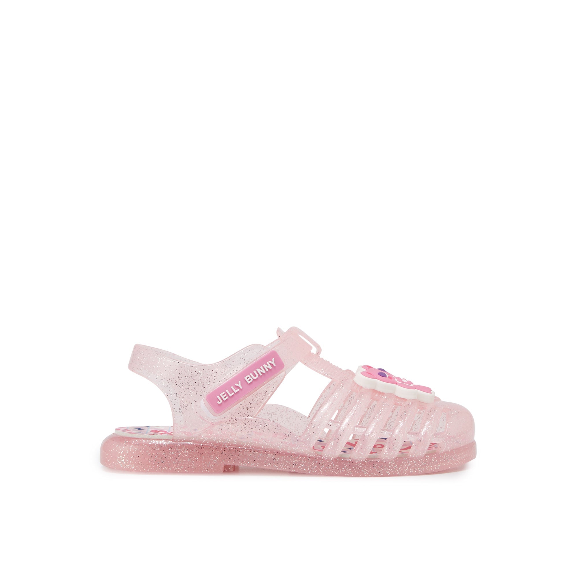 Unicorn The Star Flat Sandals For Girls Dark Pink