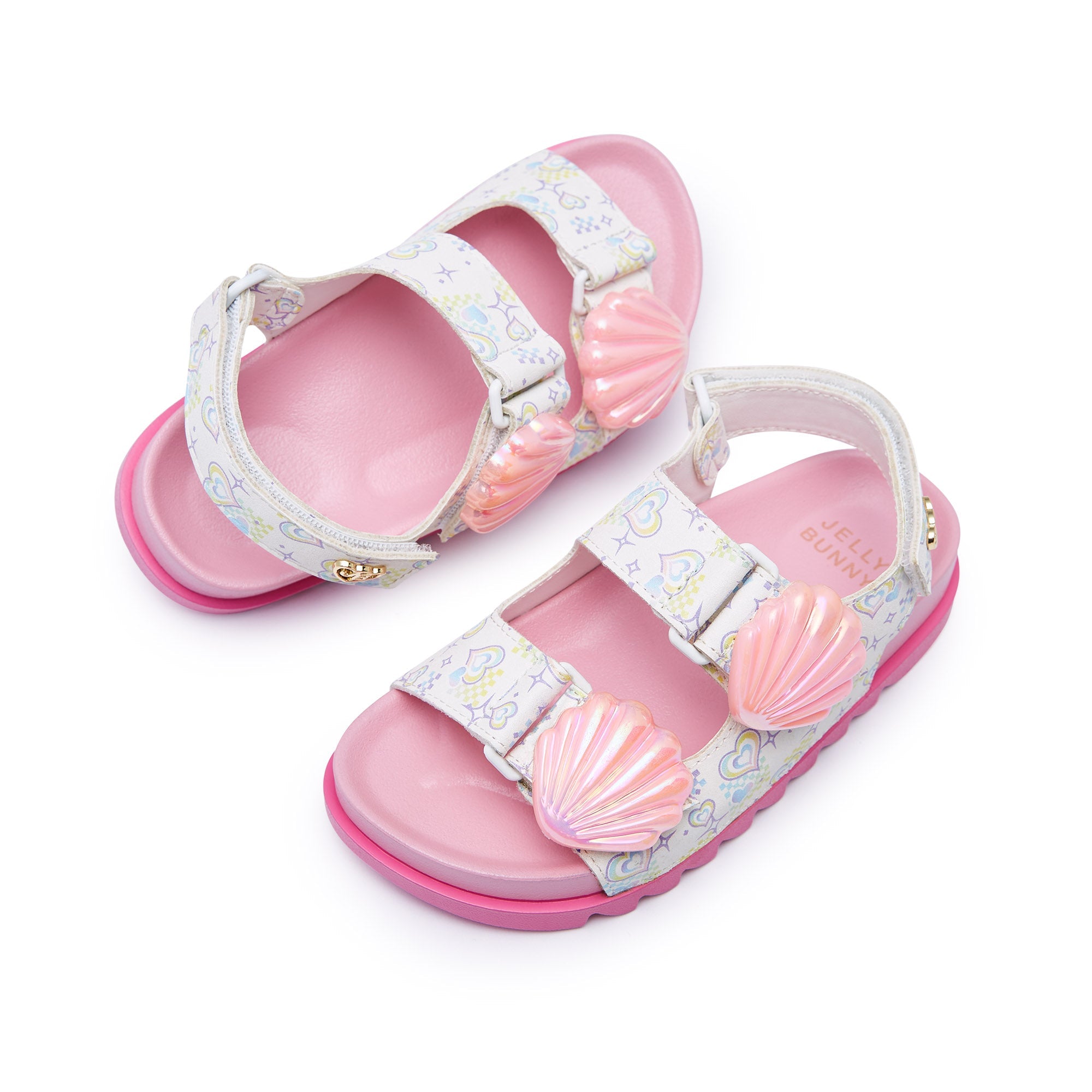 รองเท้าแตะสำหรับเด็กผู้หญิงผู้หญิง Mini Sporty Shell Pink