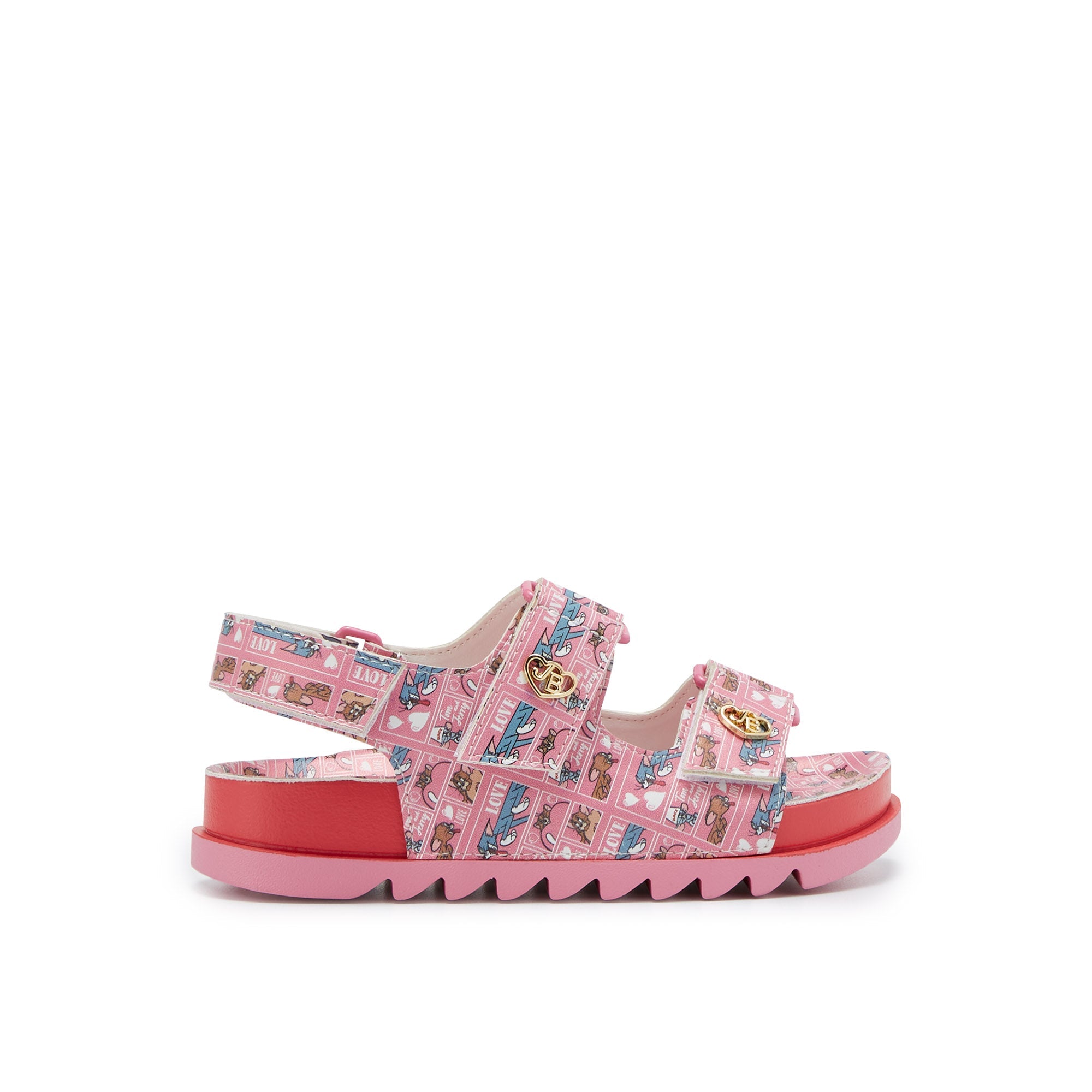 Mini Sporty Fred Flat Slingbacks For Girls Pink