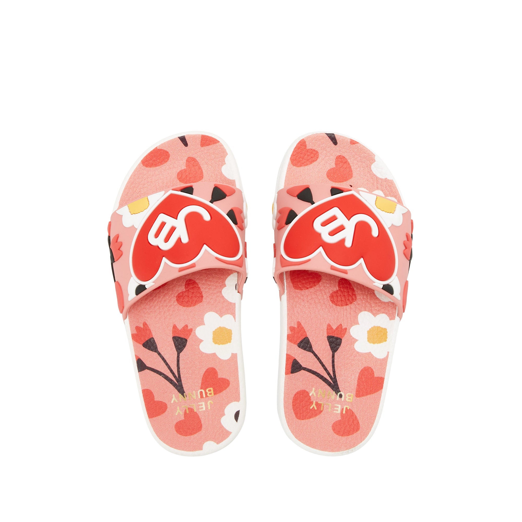 Mini Slide Rosalina Flat Sandals For Girls Red