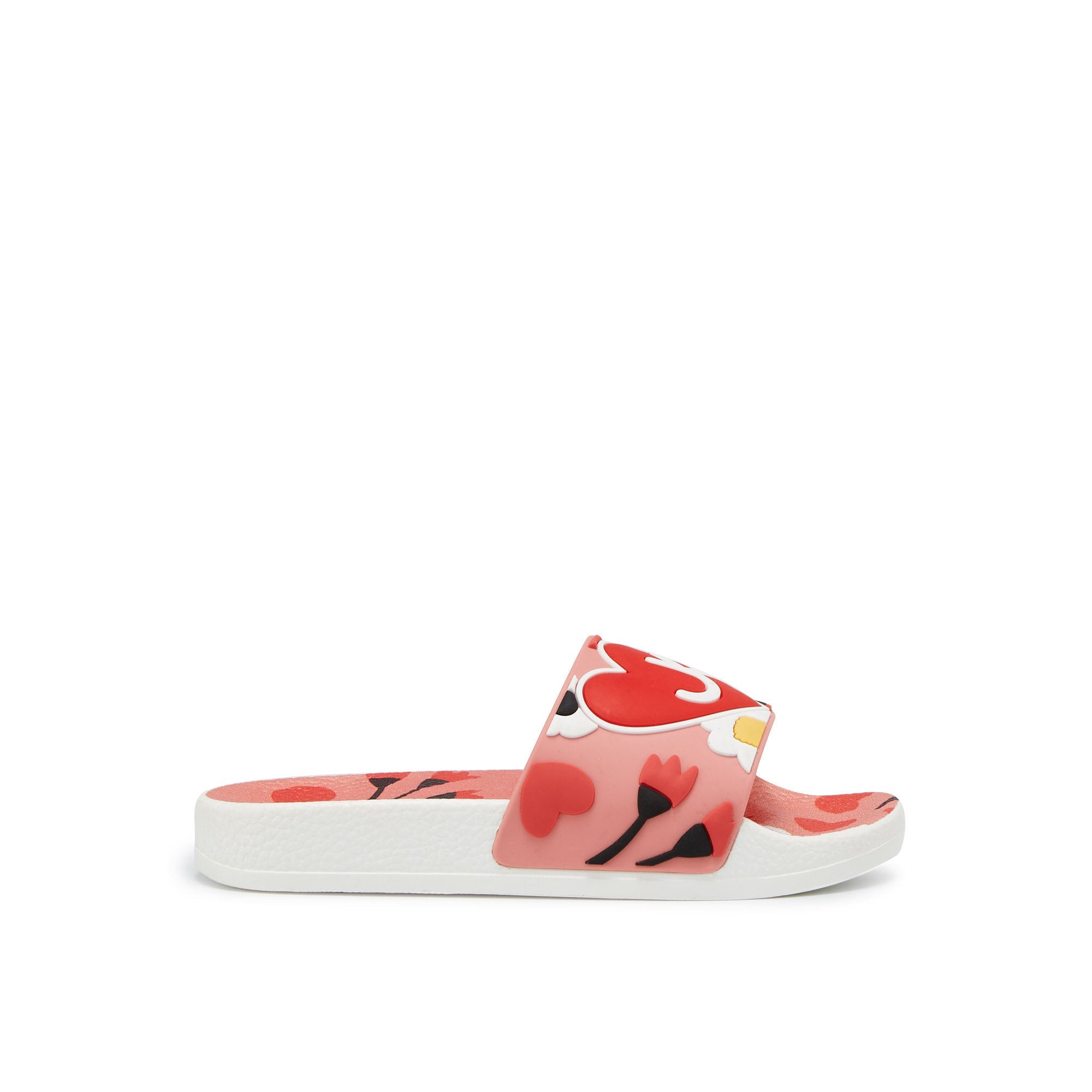 Mini Slide Rosalina Flat Slides For Girls Red