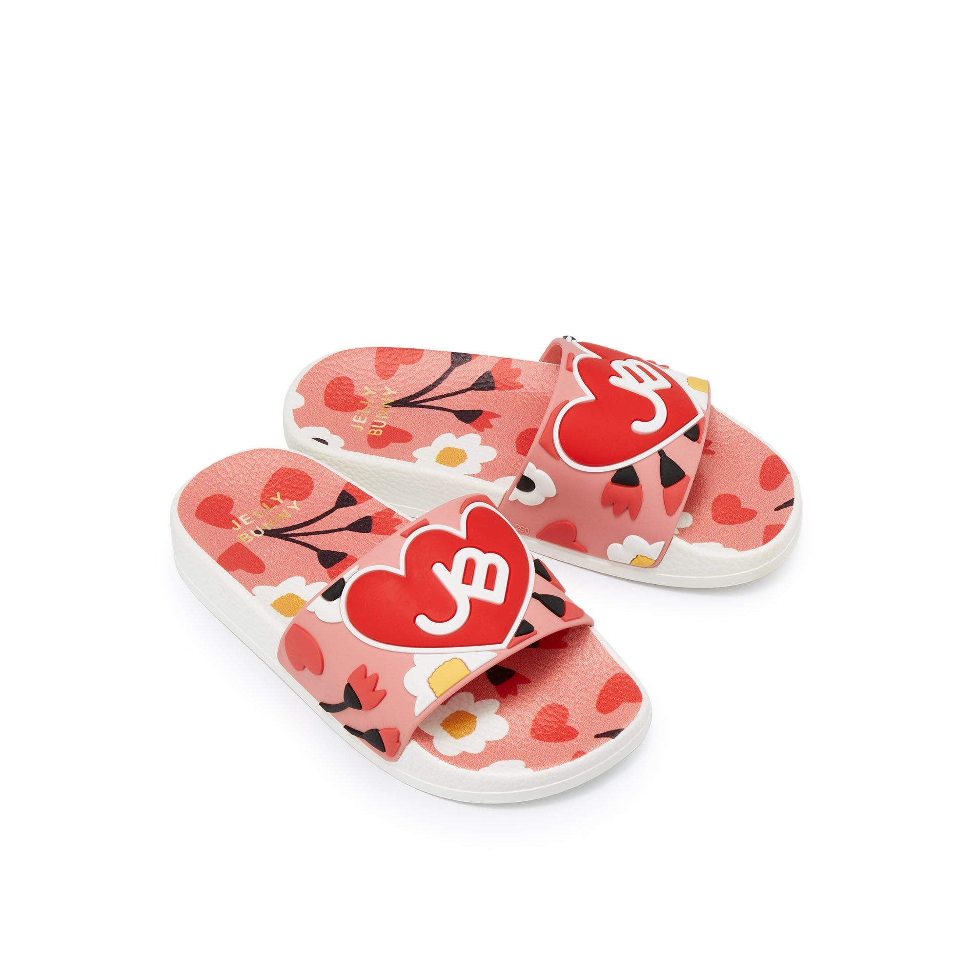 Mini Slide Rosalina Flat Slides For Girls Red