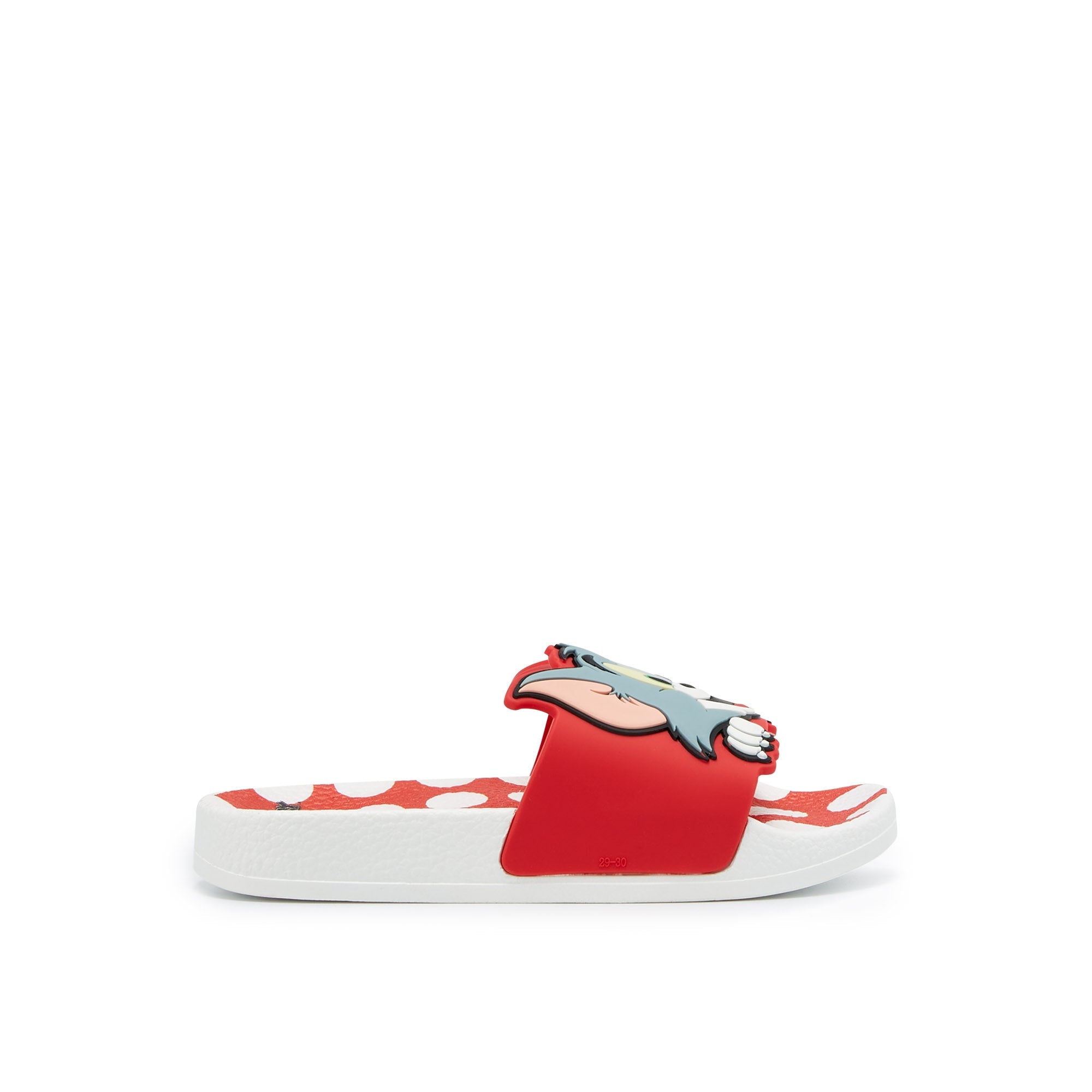 Mini Slide Elwood Flat Sandals For Girls Red