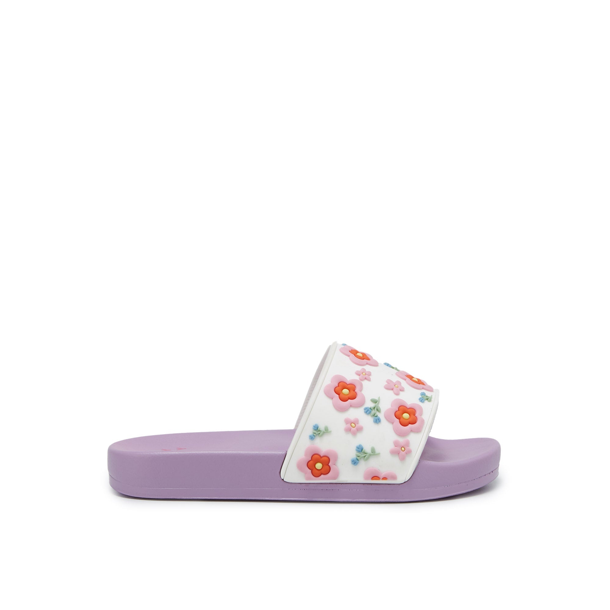 Mini Slide Cheyenne Flat Slides For Girls Purple