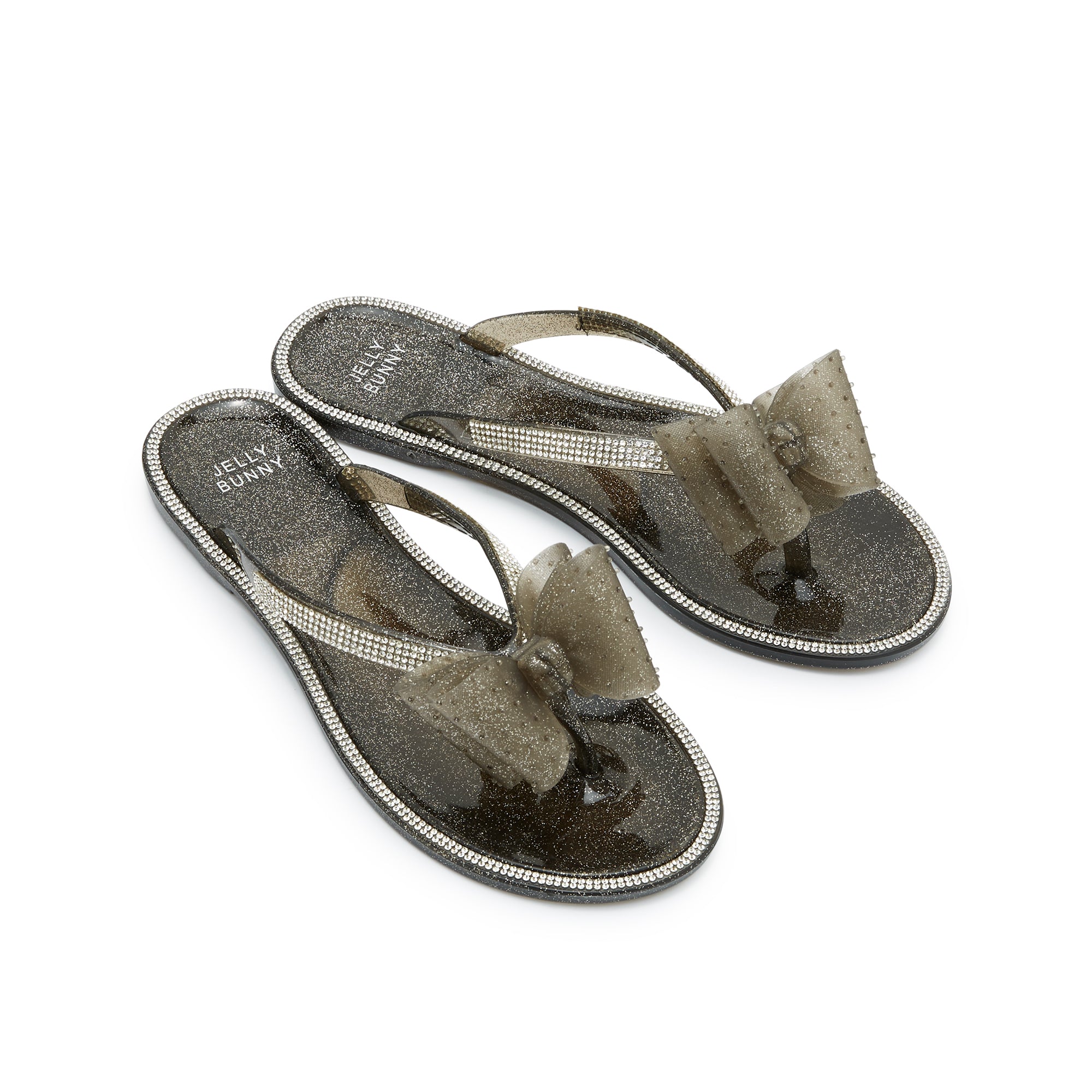 Yuzu Flat Sandals Black