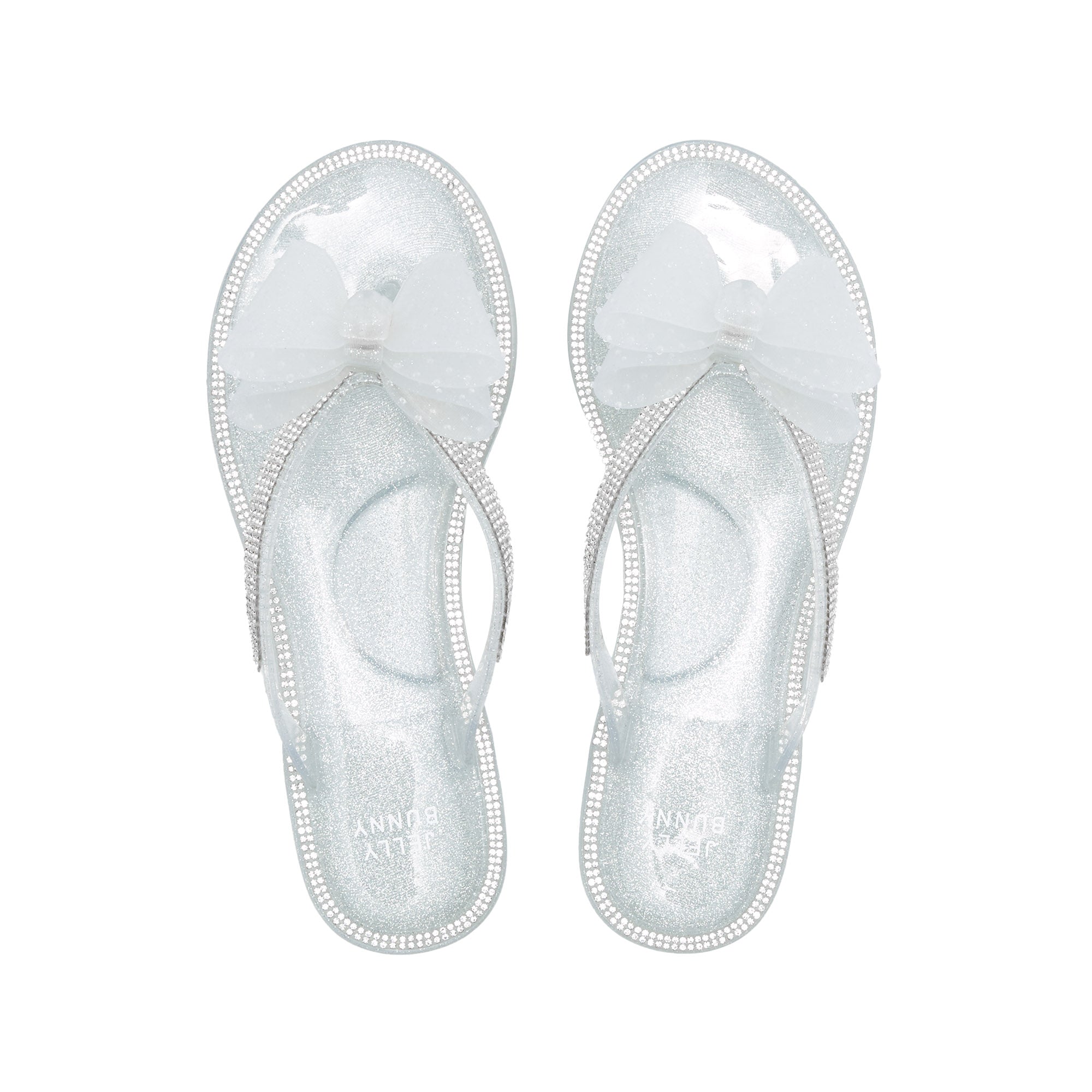 Yuzu Flat Sandals Silver