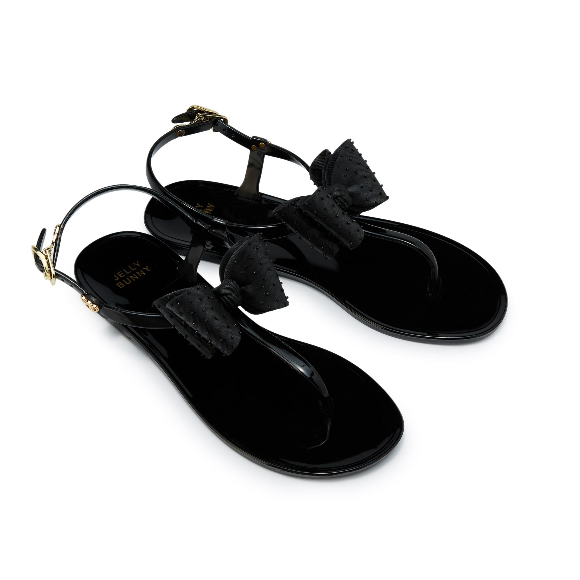 Rin Flat Slingbacks Black