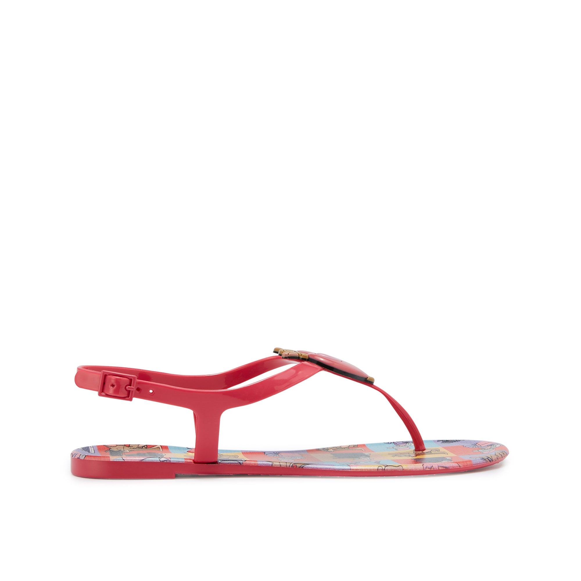 Vivian Booker Flat Slingbacks Check Pink