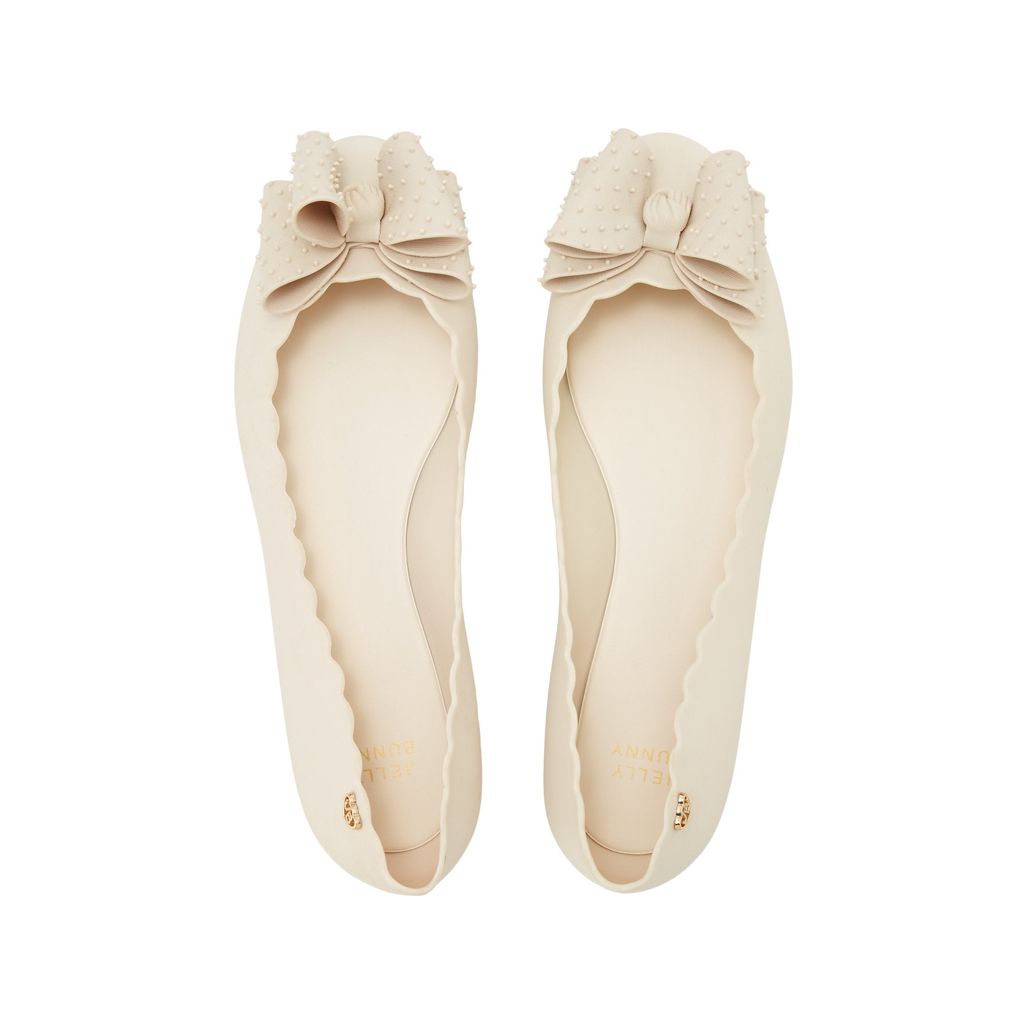 Sophie Matt Rin Flat Ballerinas Ivory