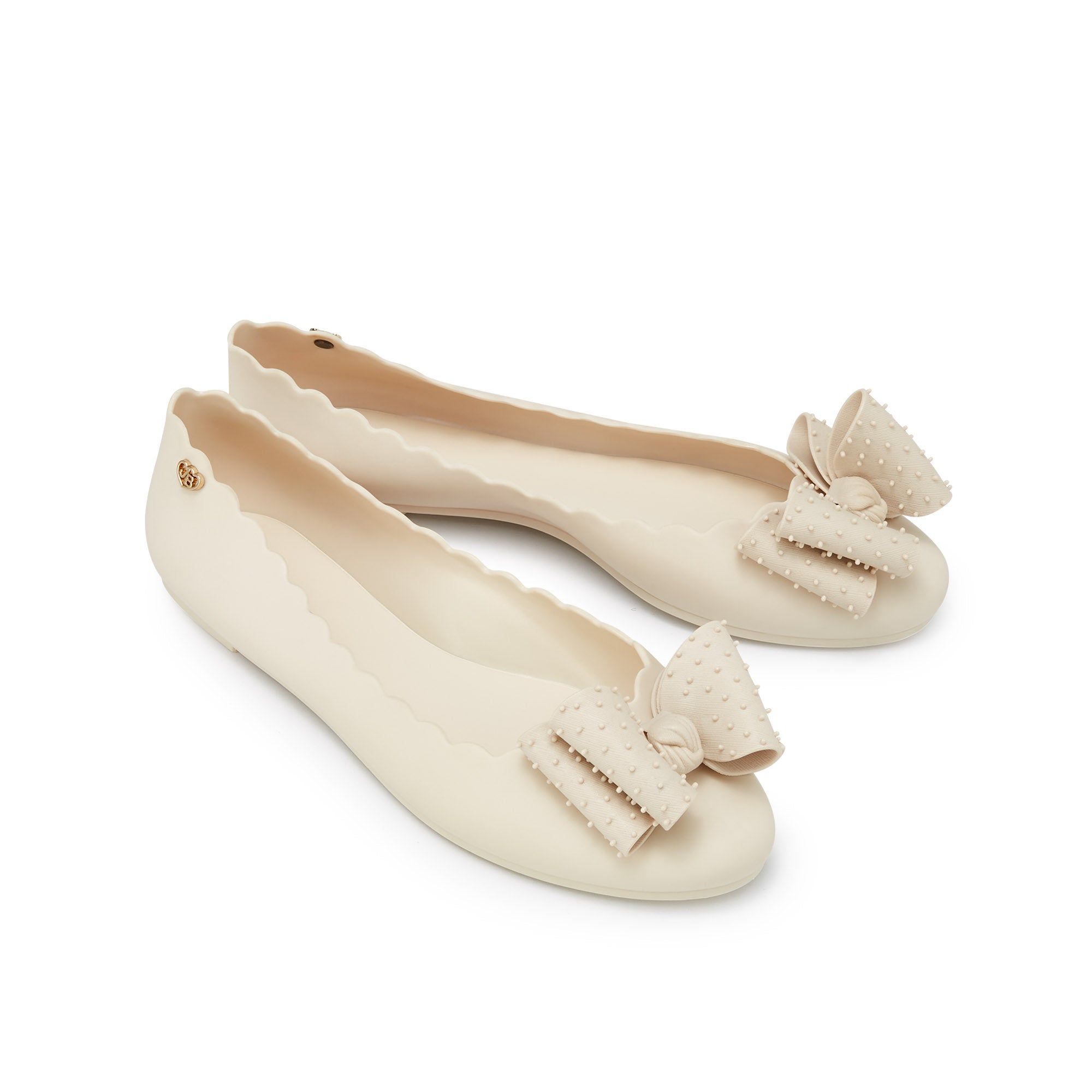 Sophie Matt Rin Flat Ballerinas Ivory