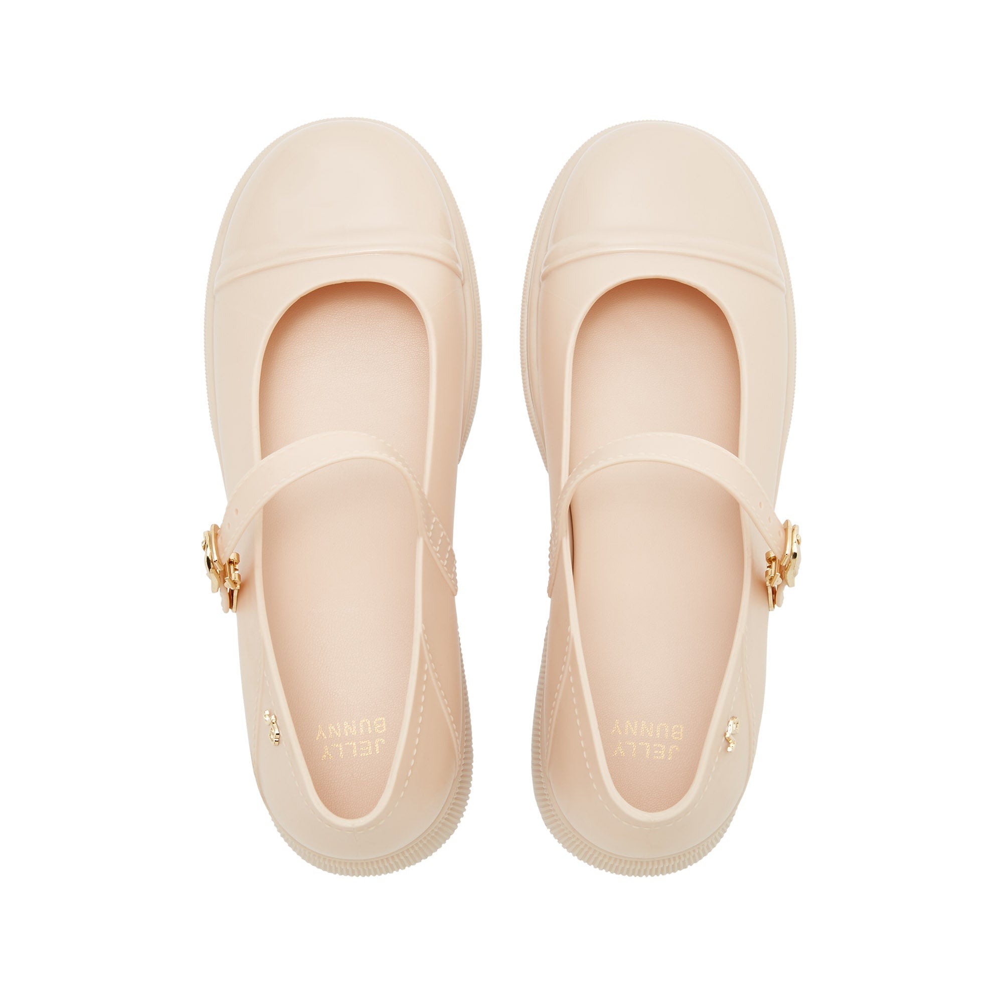 รองเท้าคัทชูทรงแพลตฟอร์มแมรี่เจน Rory Bright Beige