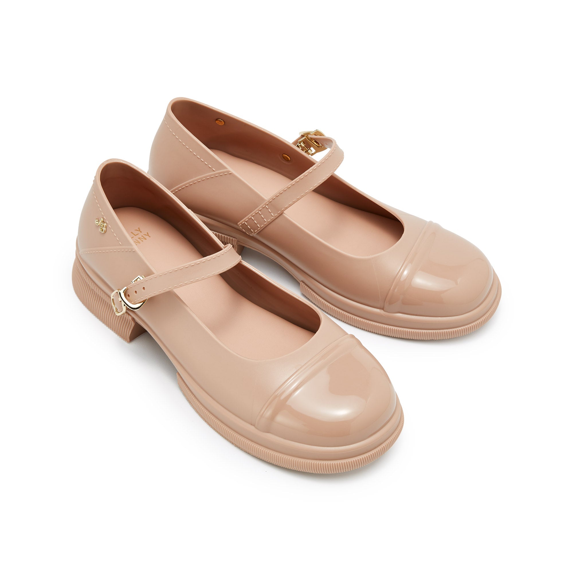 Rory Bright Platform Mary Janes Brown