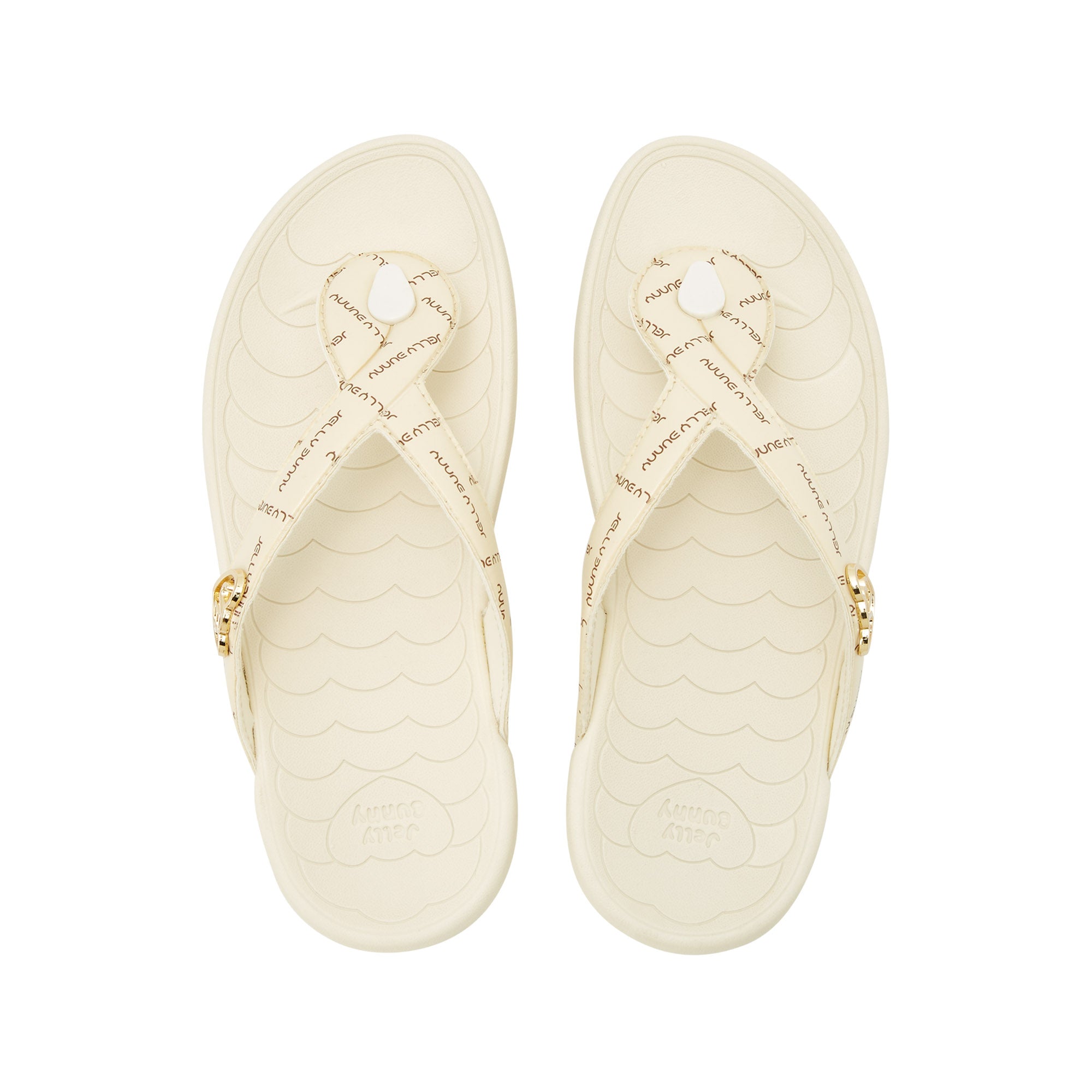 Bunny Twist Ezra Flip-Flops Ivory