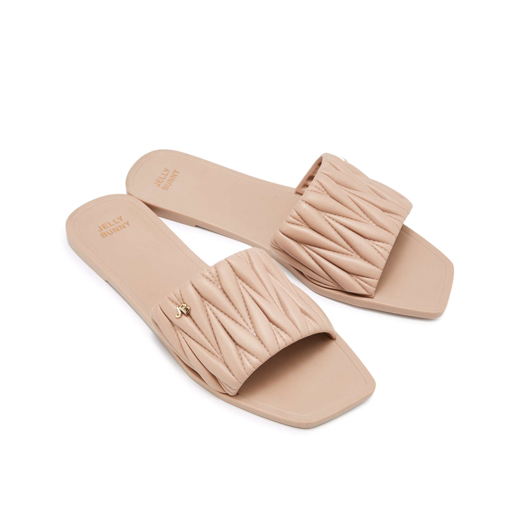 Noufu Flat Sandals Beige