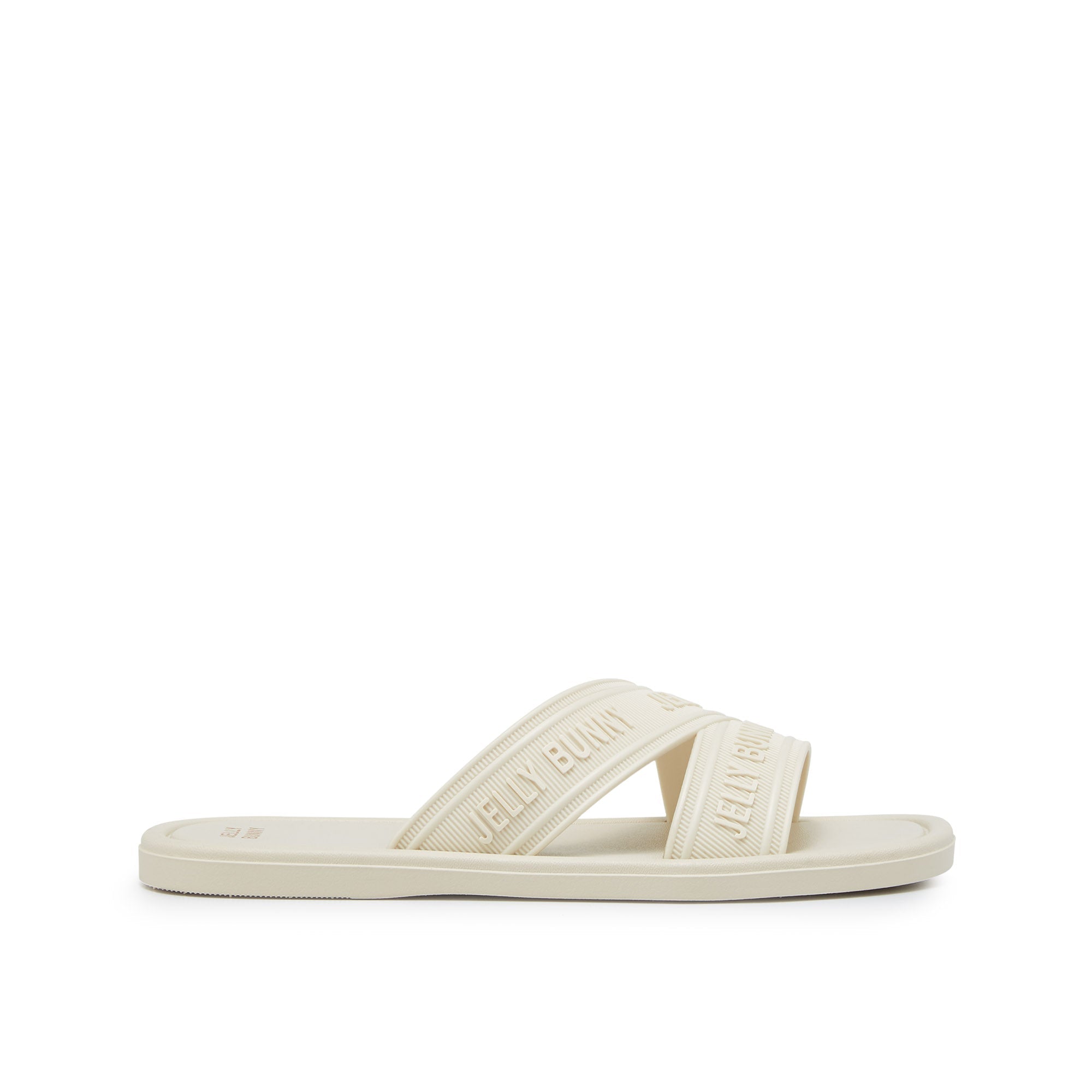 Nekok Flat Sandals White