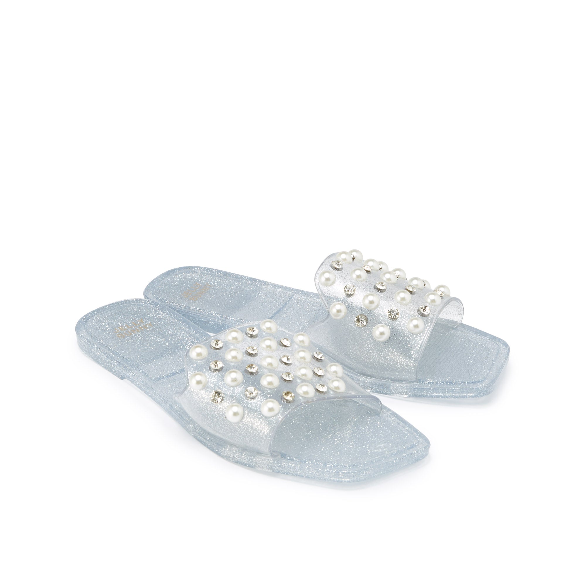 Aira Flat Sandals Silver