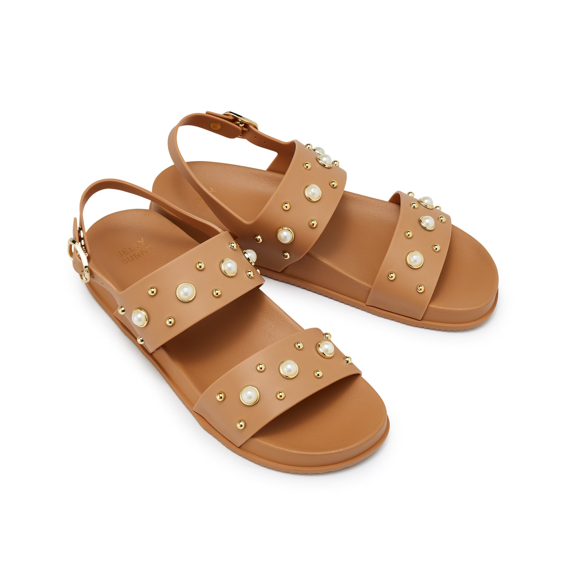 Kadi Kei Flat Sandals Brown