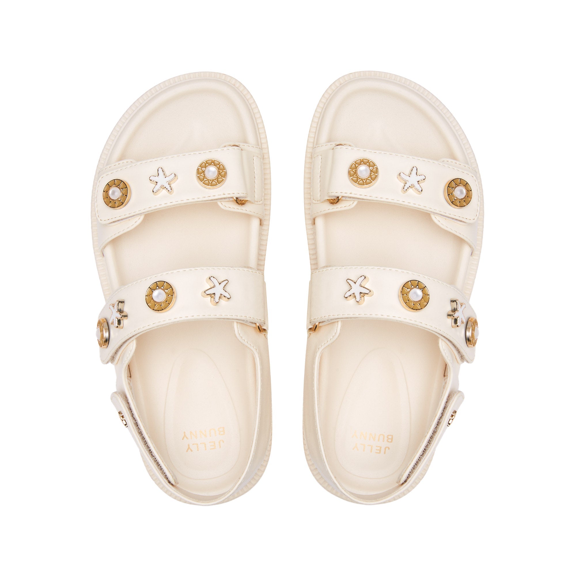 Manjiro Flat Sandals White