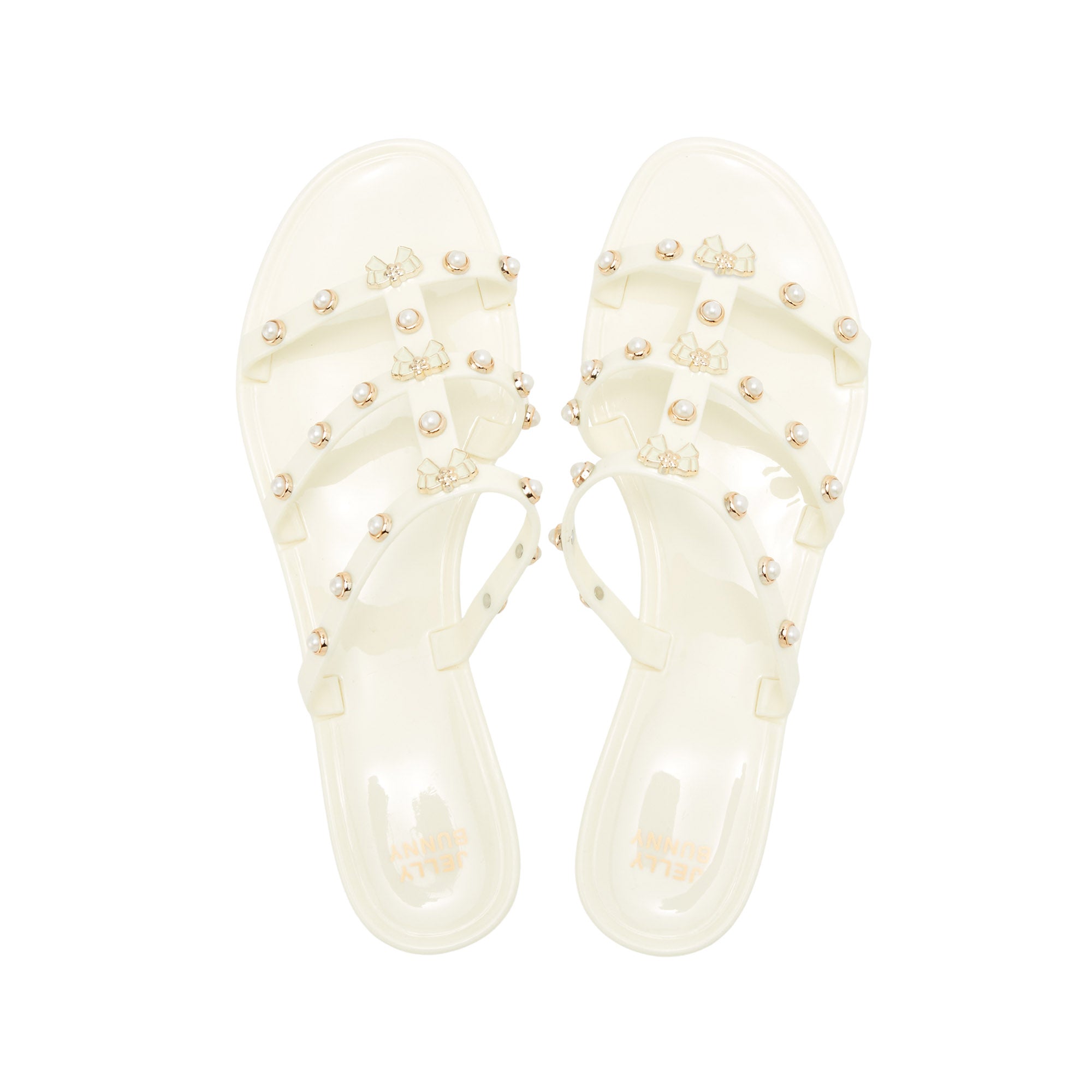 Alice Luella Flat Sandals Ivory