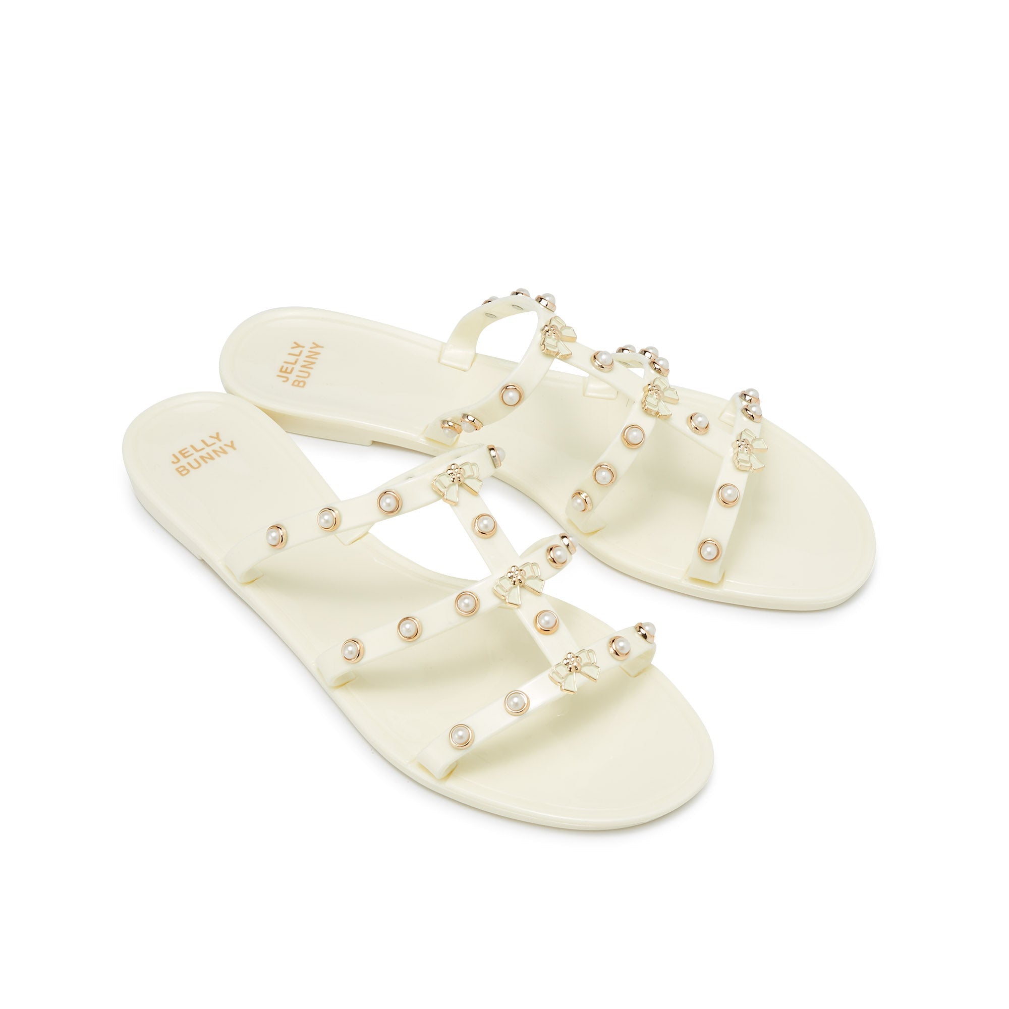 Alice Luella Flat Sandals Ivory