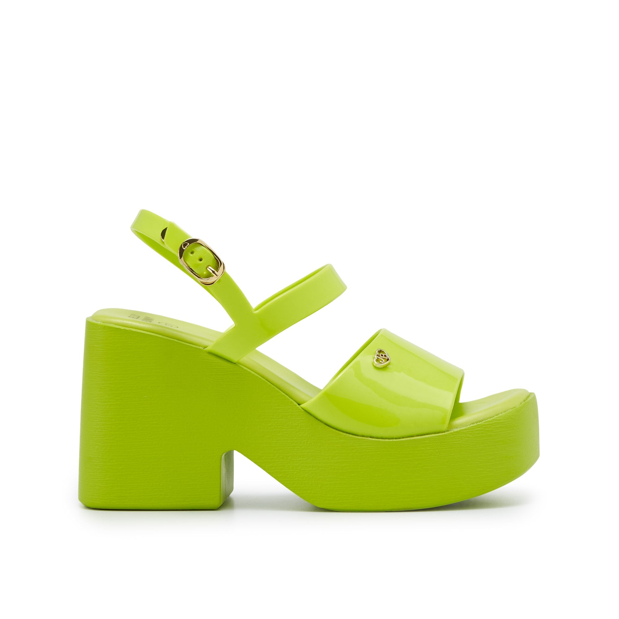 Yuno Platform Heels Green