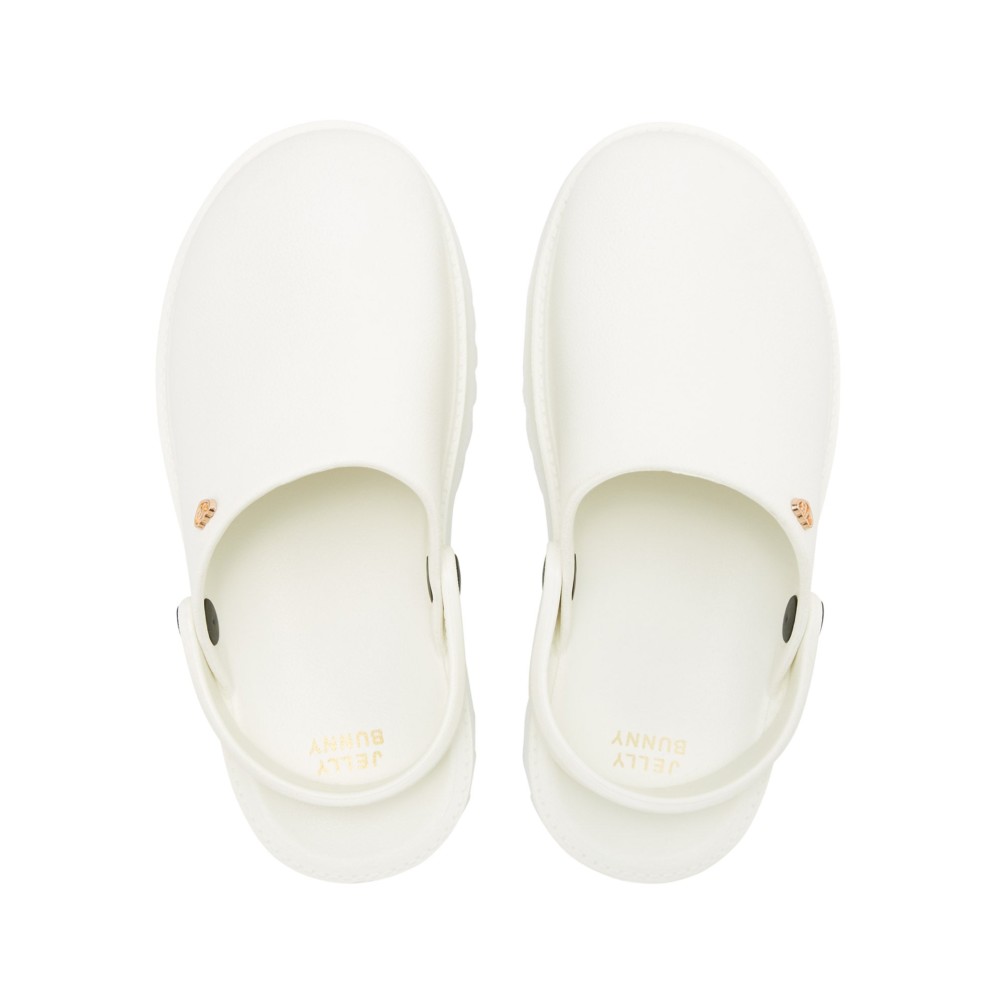 Finral Platform Clogs Ivory