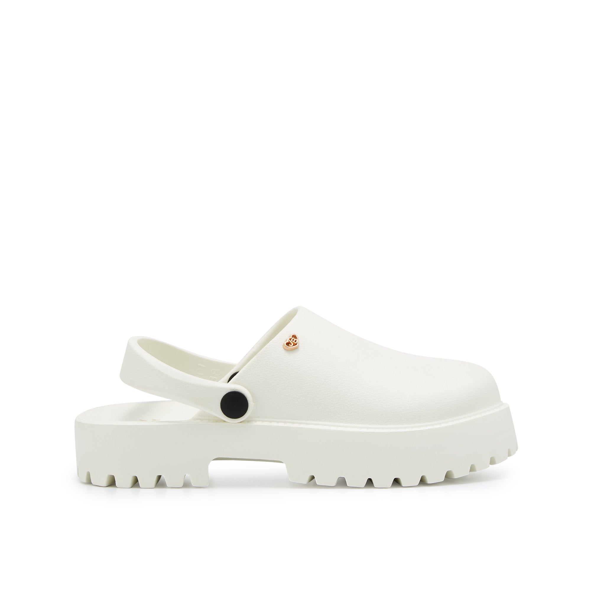 Finral Platform Clogs Ivory