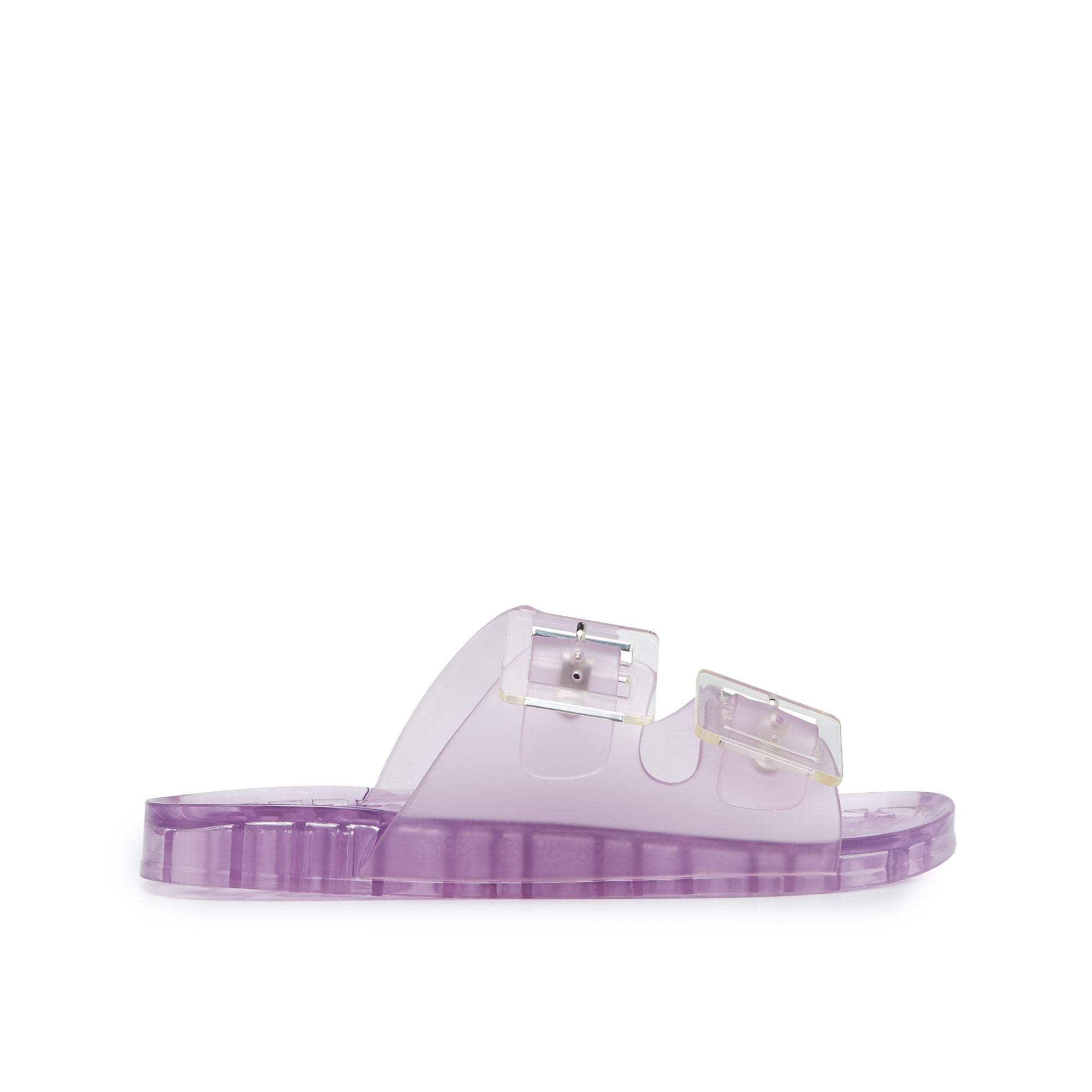 Gauche Flat Sandals Purple