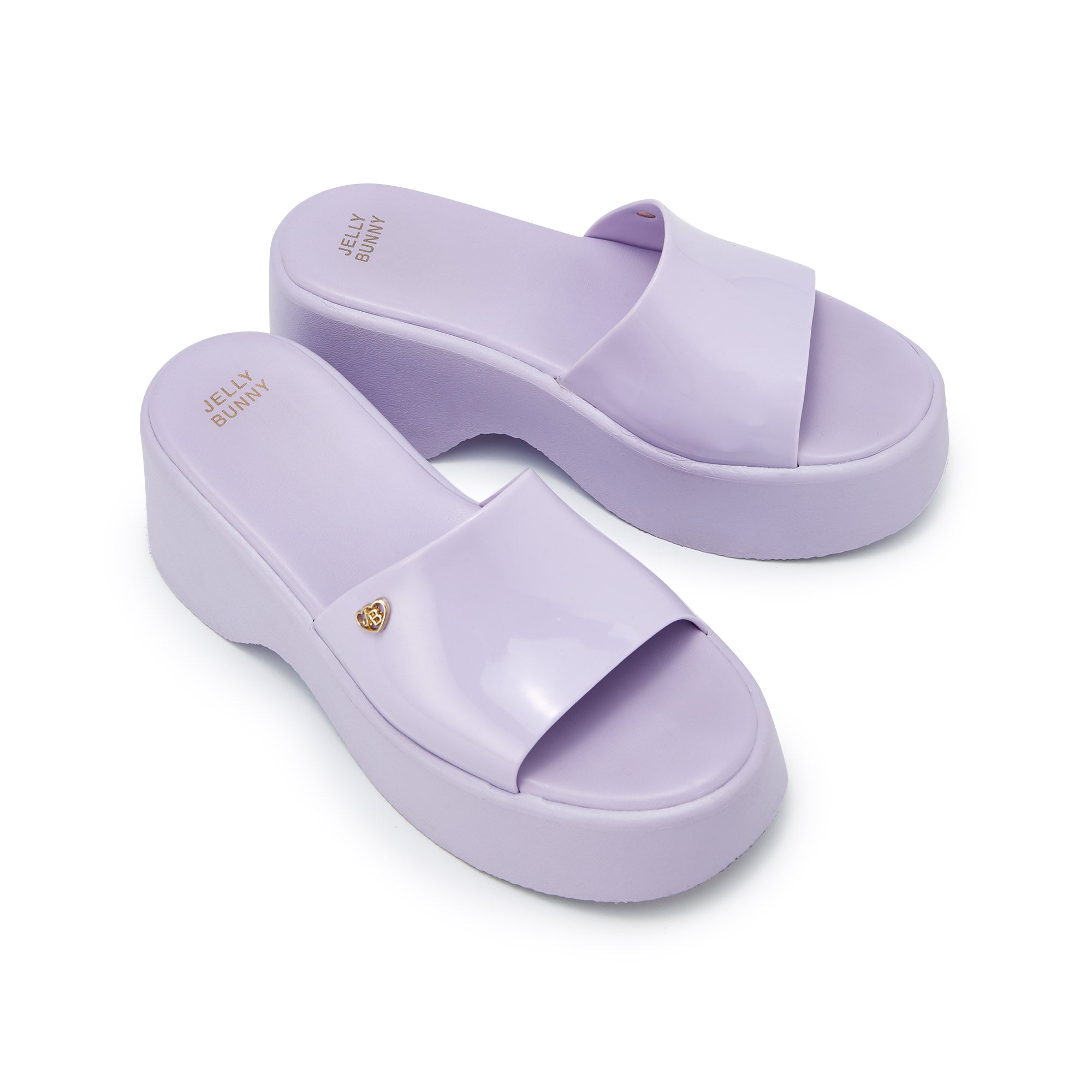 Charmy Platform Sandals Purple