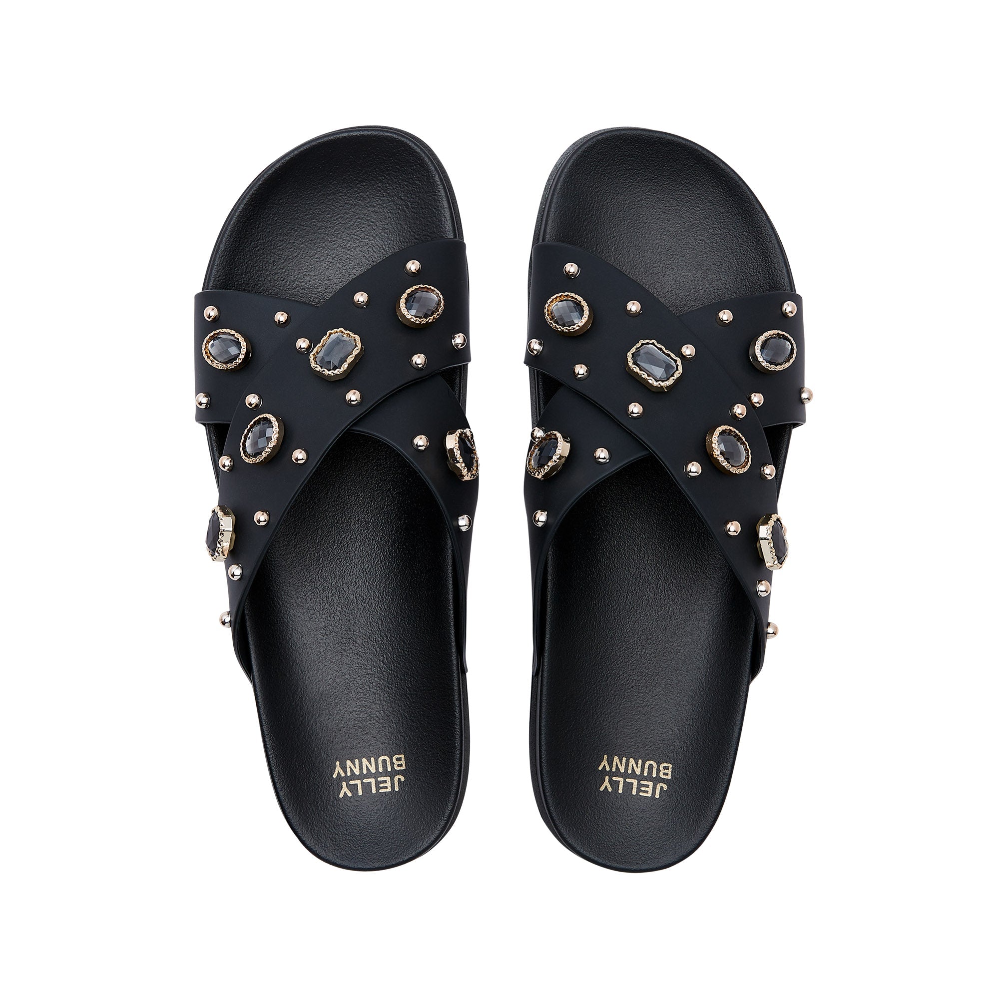 Enoteca Flat Sandals Black