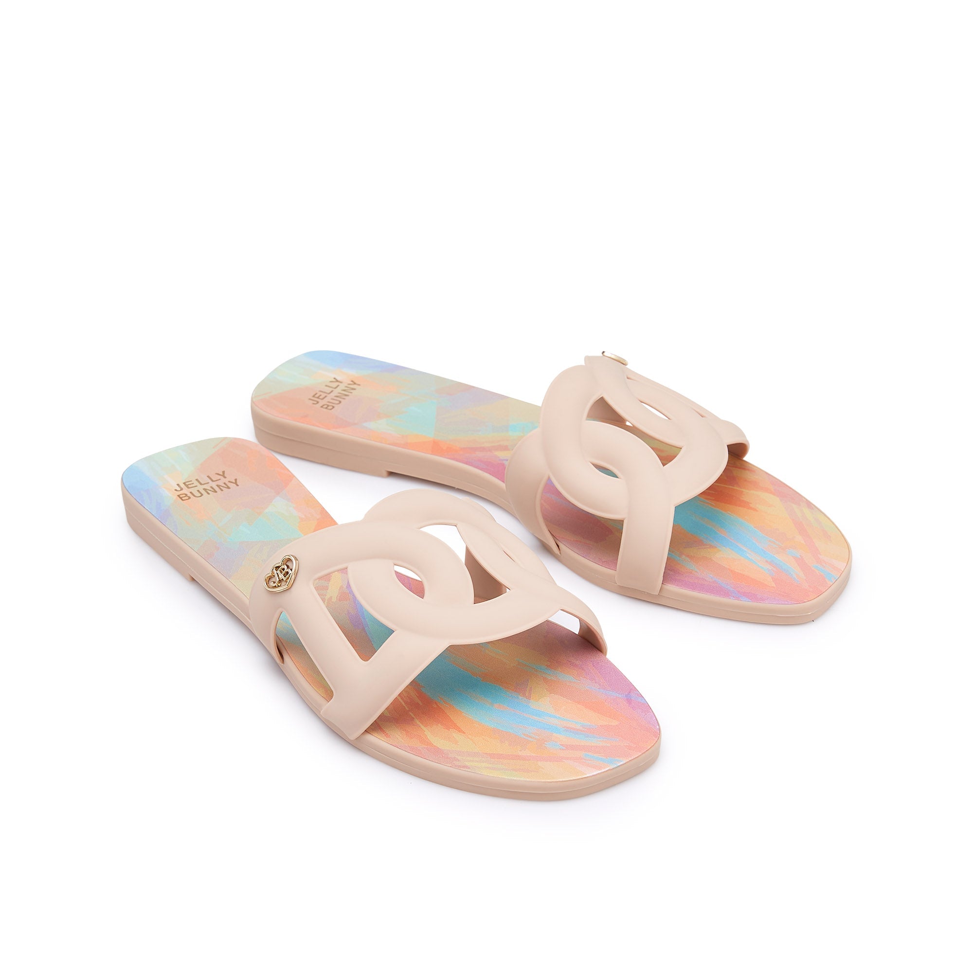 Grase Sabrina Flat Sandals Multi Color