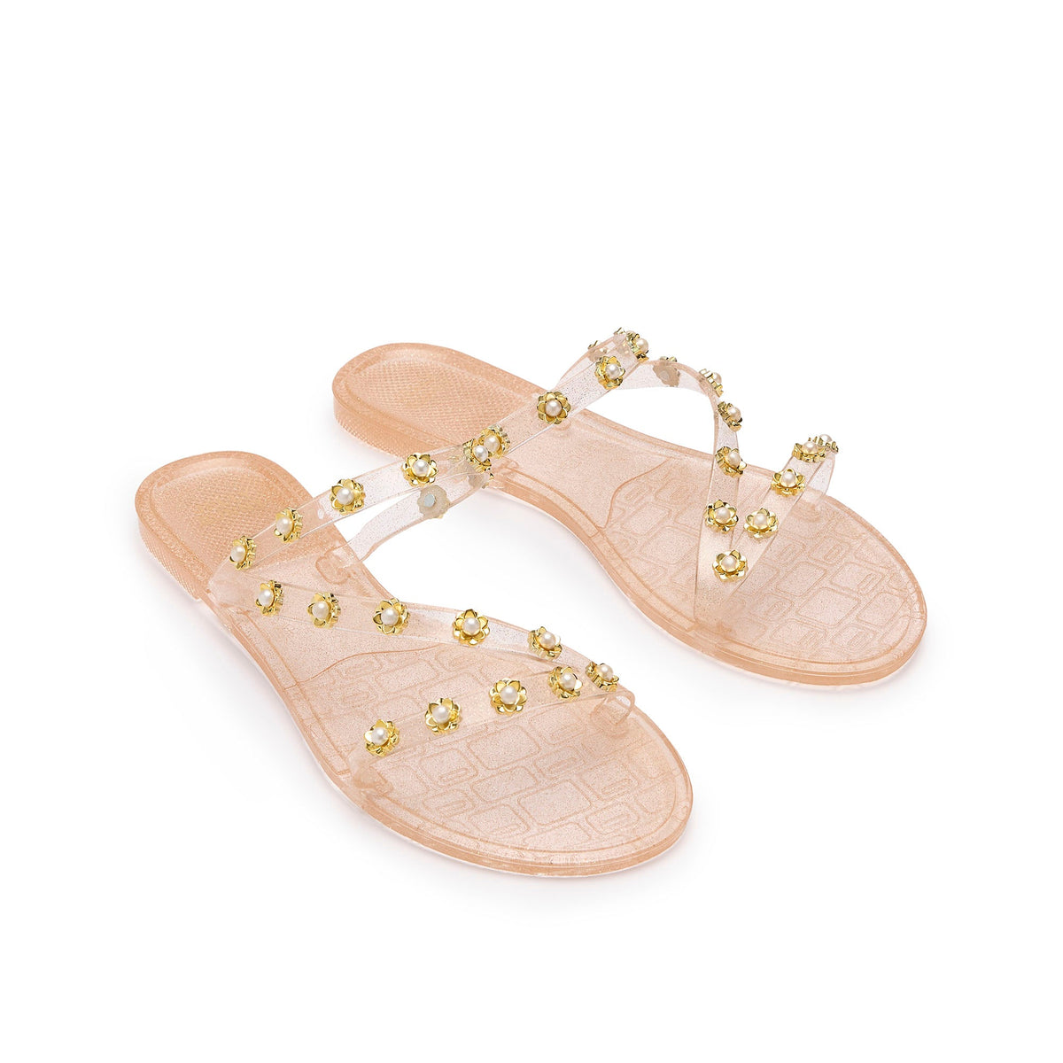 Kafuka Flat Sandals Pink