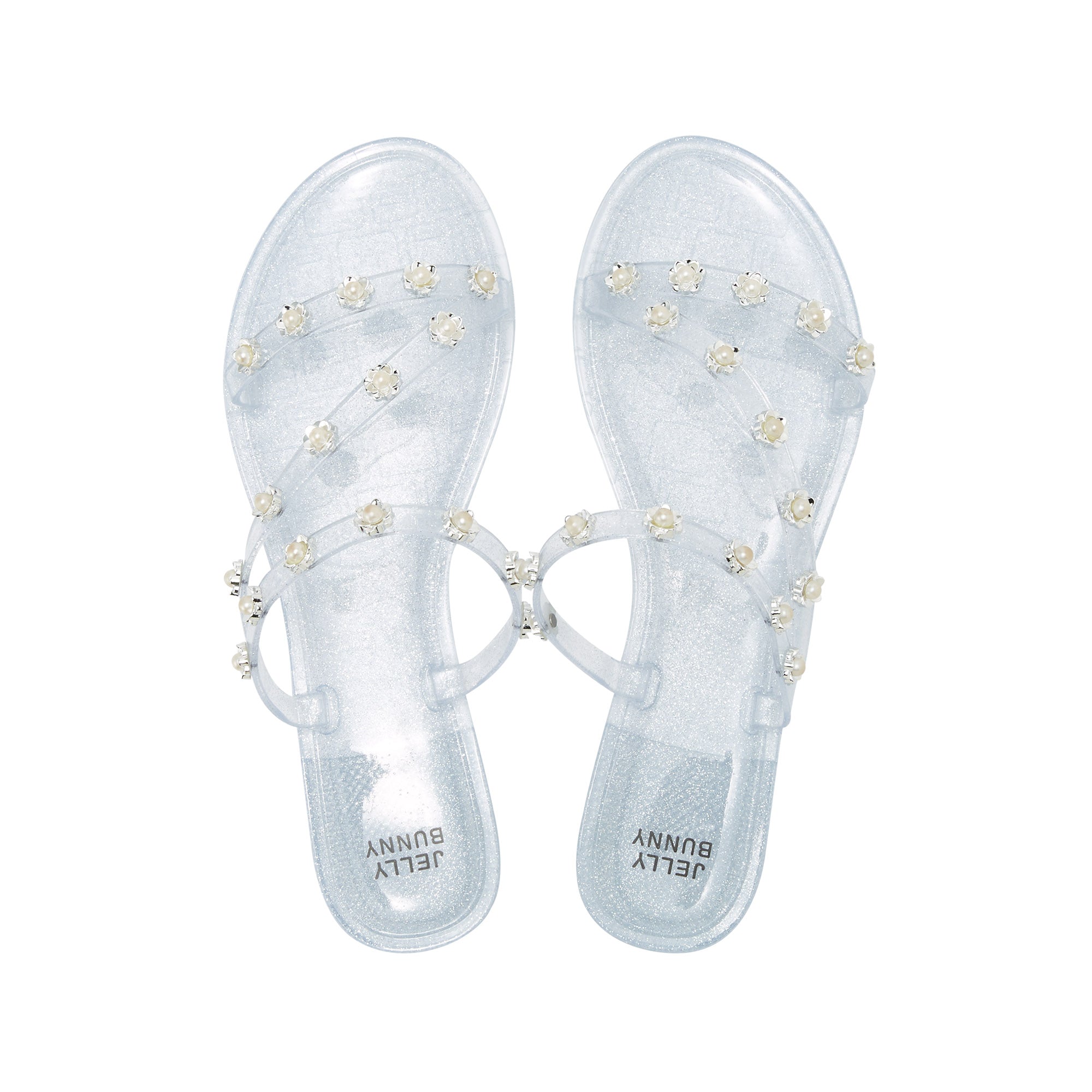 Kafuka Flat Sandals Silver