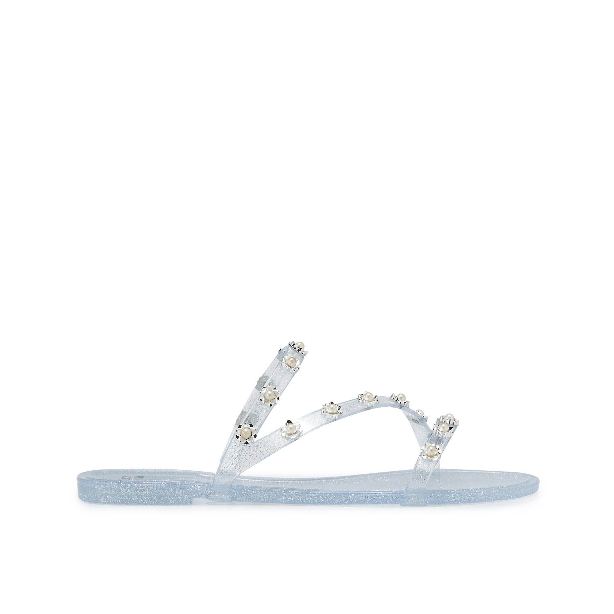 Kafuka Flat Sandals Silver