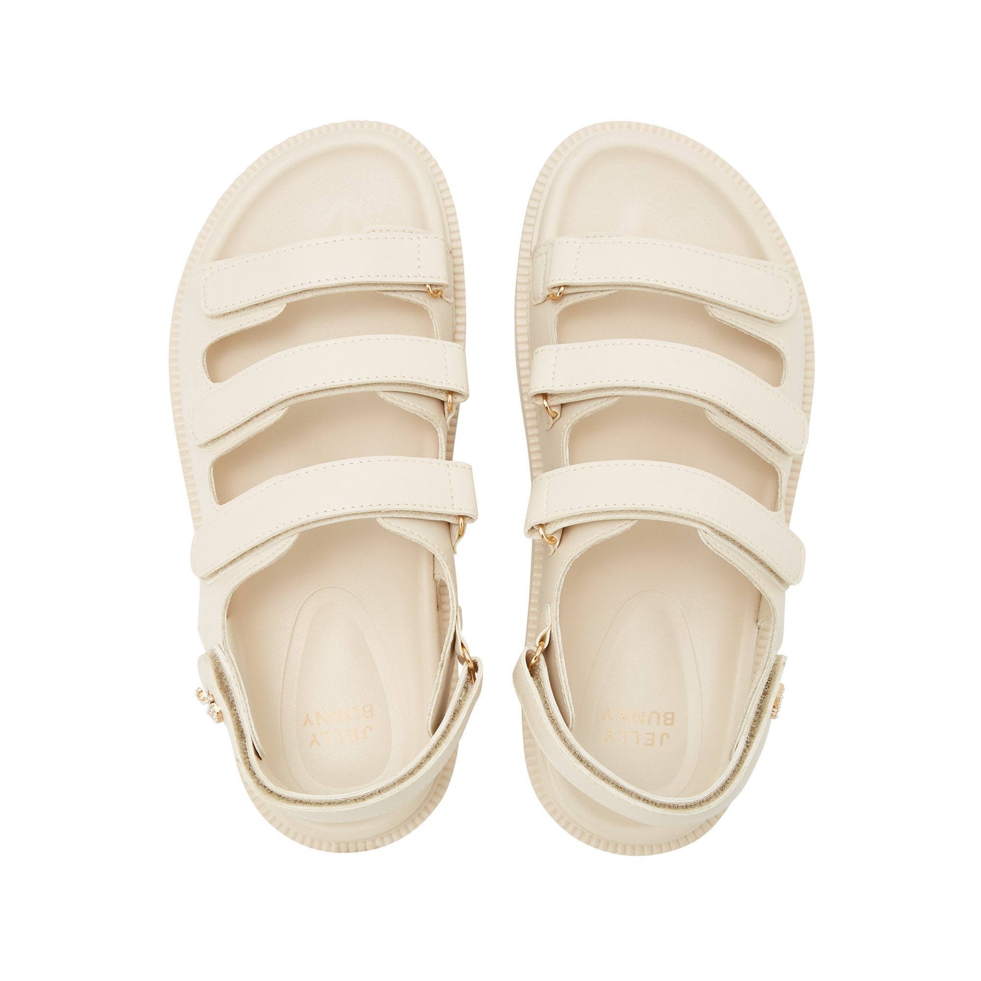 Greyrat Flat Sandals Ivory