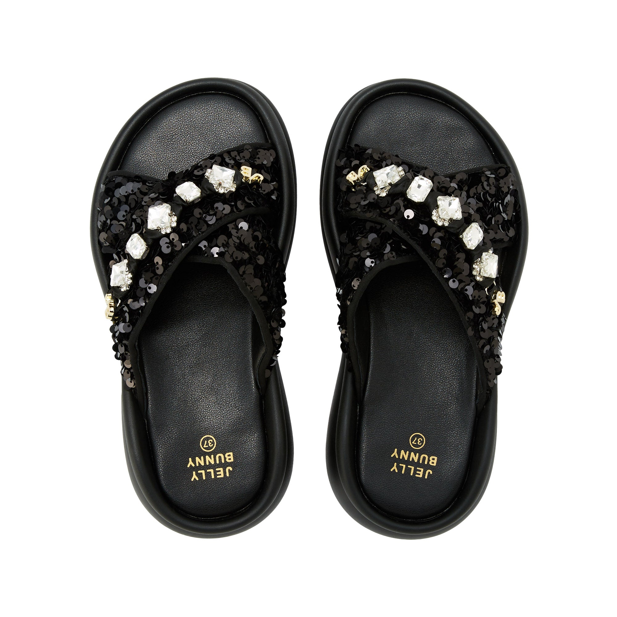 Kine Platform Sandals Black