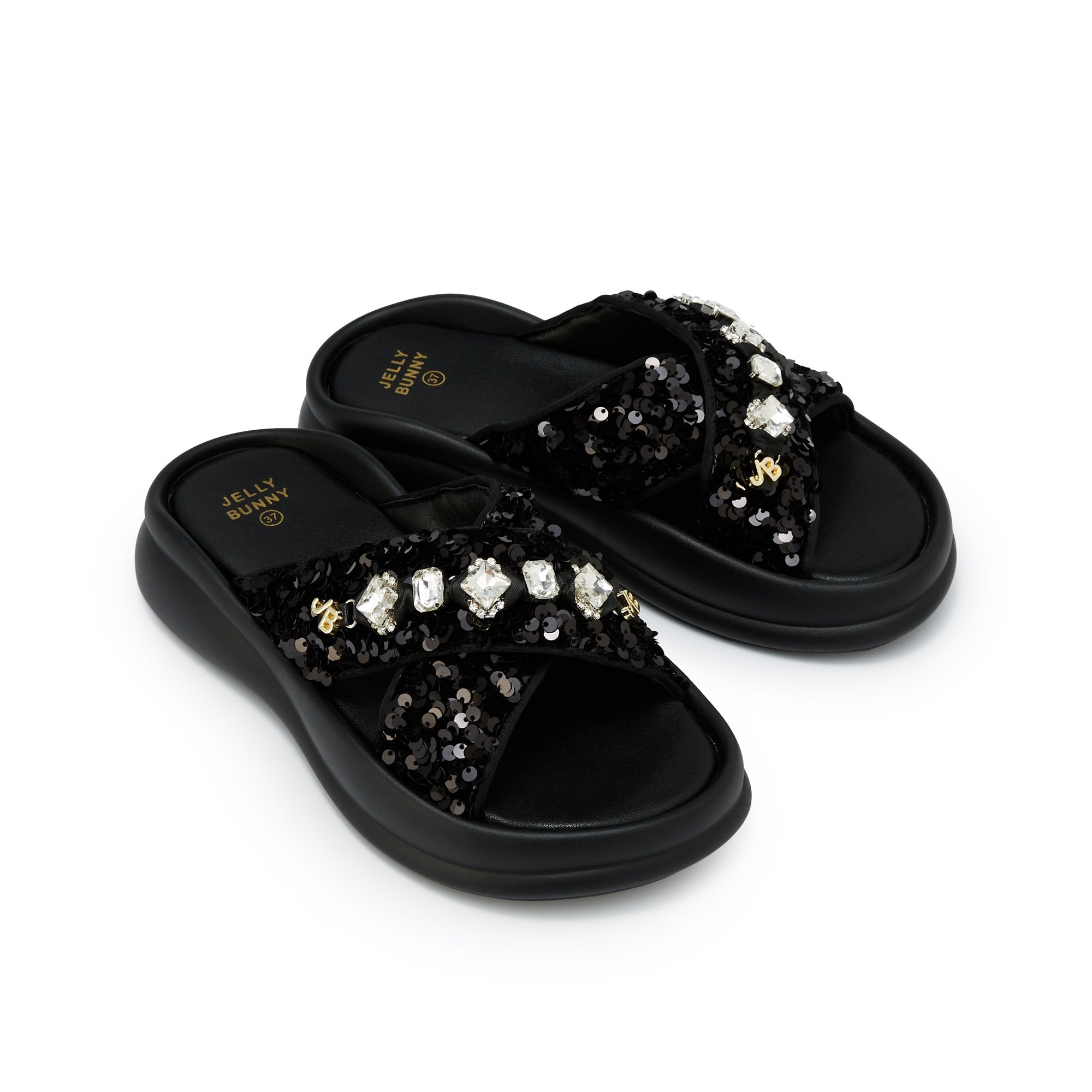 Kine Platform Sandals Black