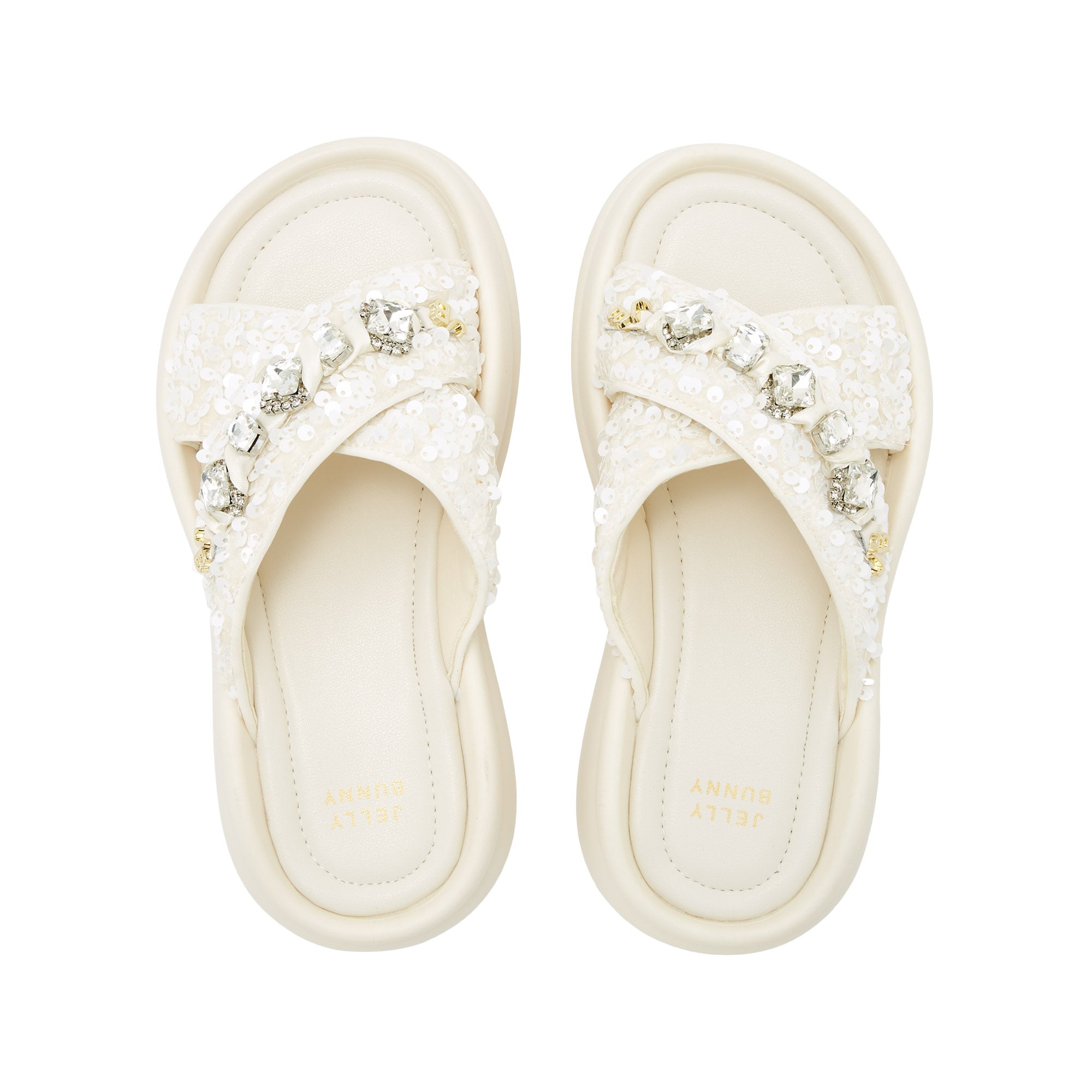 Kine Platform Sandals Ivory